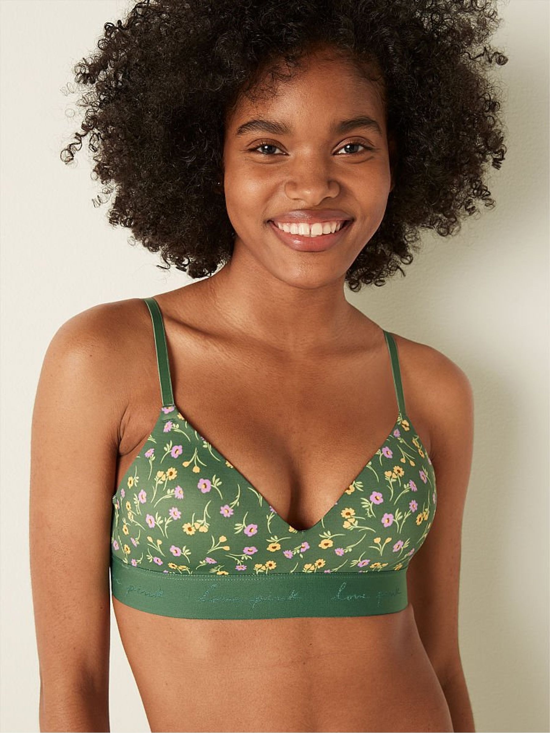 Soft Pine Green Wear Everywhere Wireless Lightly Lined Bra - Image 1 of 5