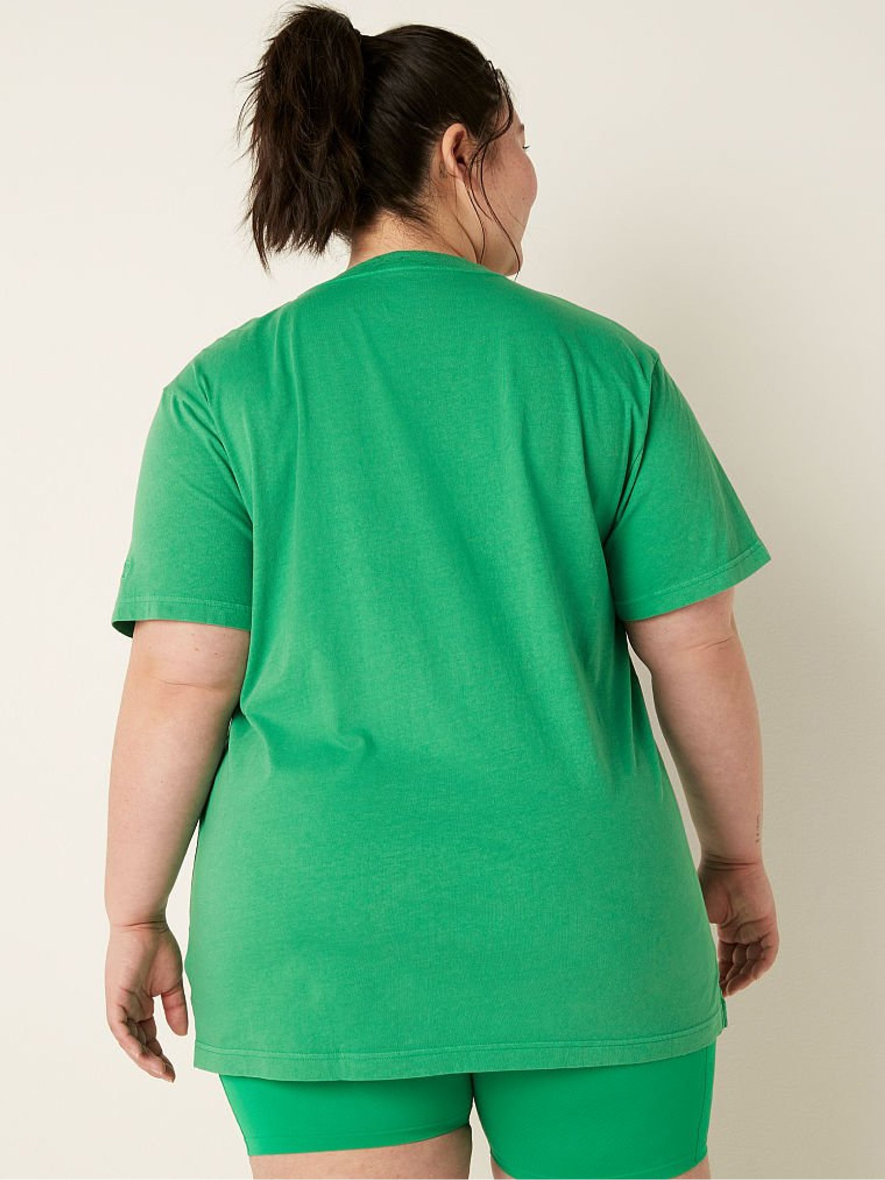 Electric Green Wash Campus Short Sleeve Notch Neck Tee - Image 2 of 4