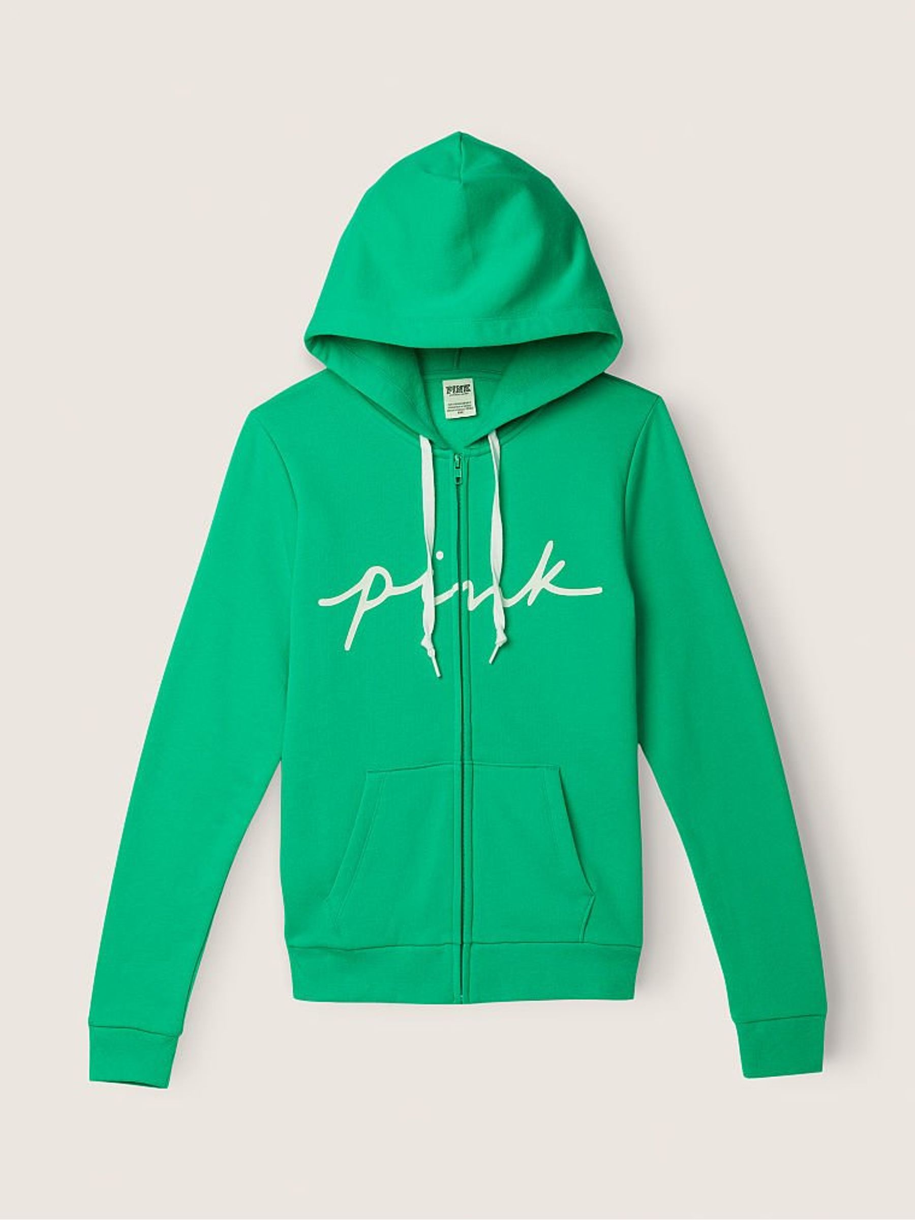 Electric Green Script Logo Everyday Lounge Perfect FullZip - Image 3 of 4