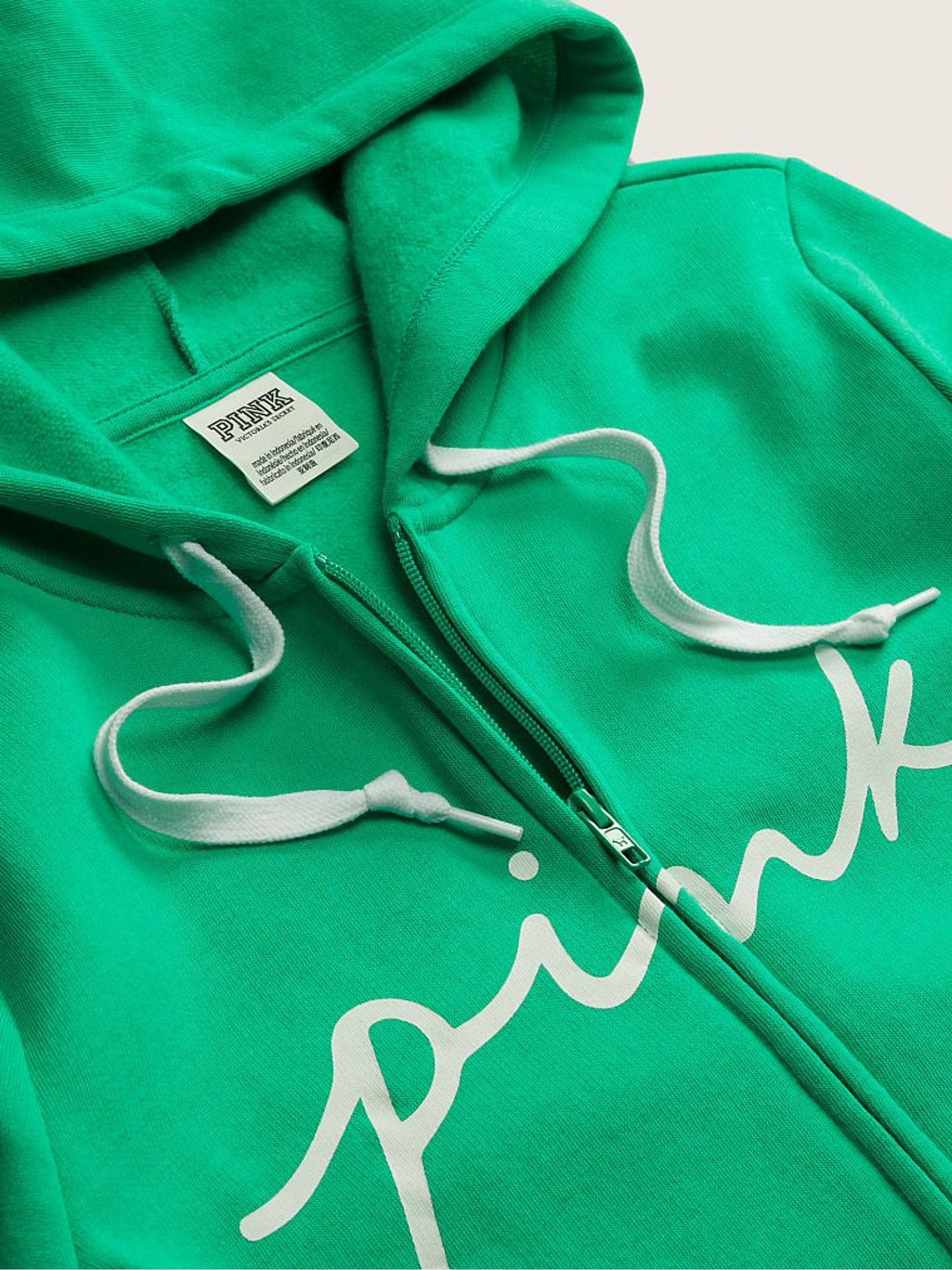 Electric Green Script Logo Everyday Lounge Perfect FullZip - Image 4 of 4