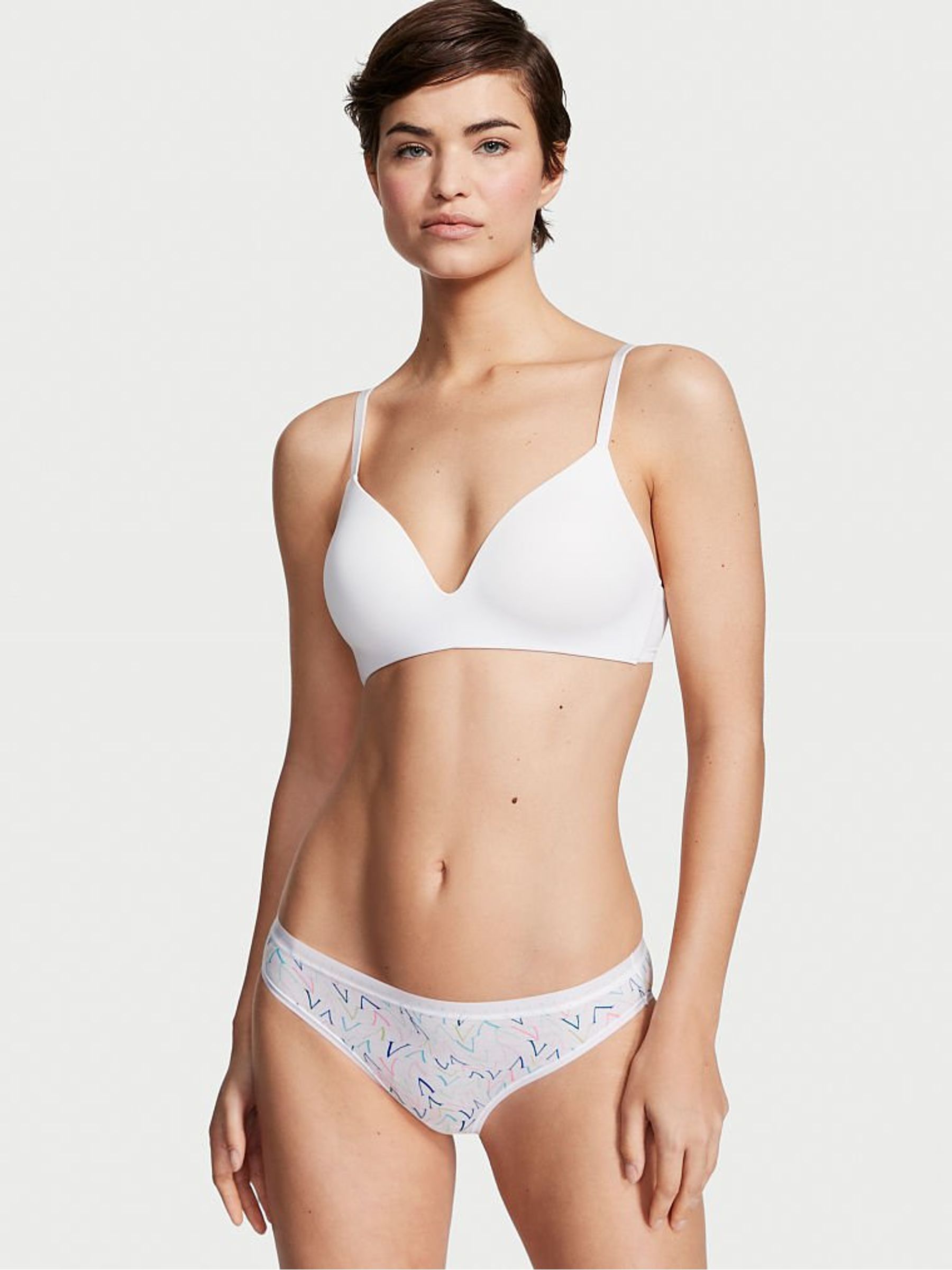 Rainbow V Stretch Cotton Bikini Panty - Image 1 of 3