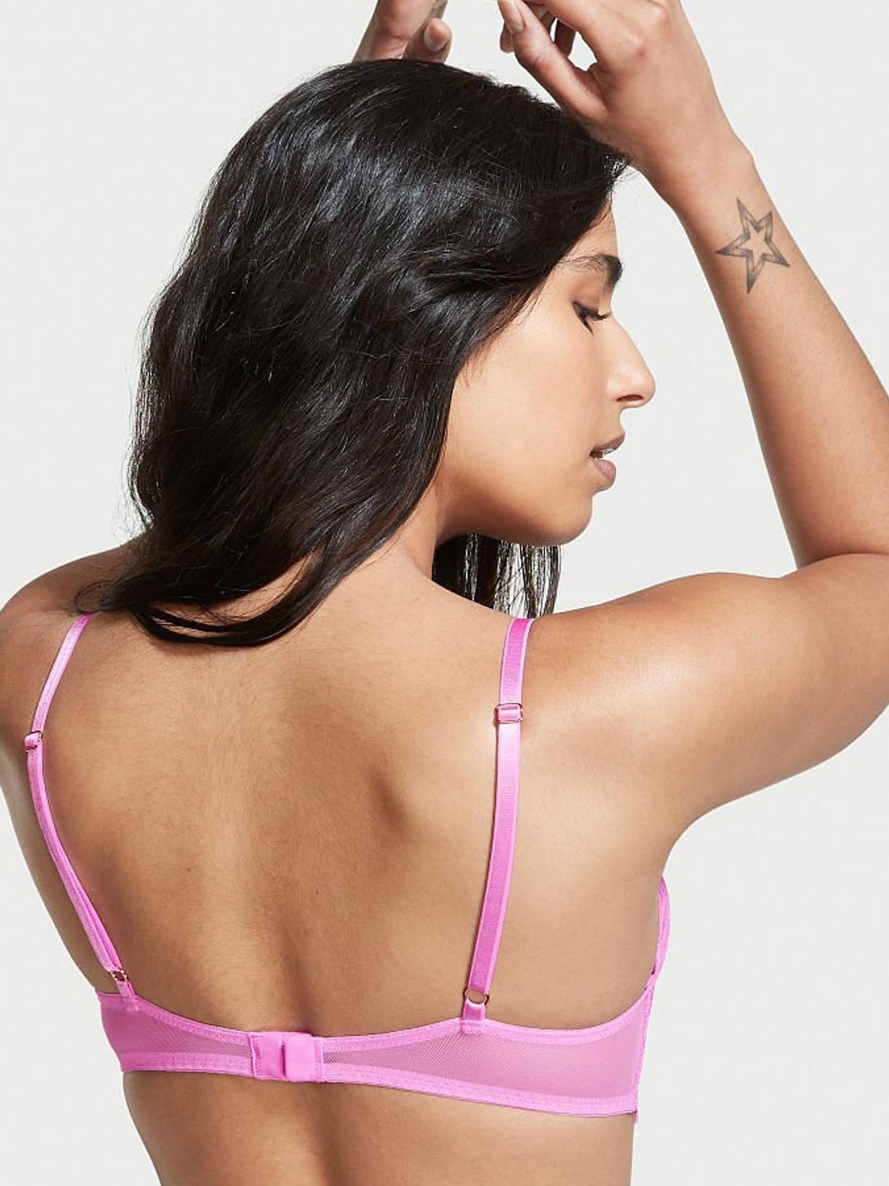 Berry Gelato Pink Add 2 Cups Lace Push Up Bra - Image 2 of 4