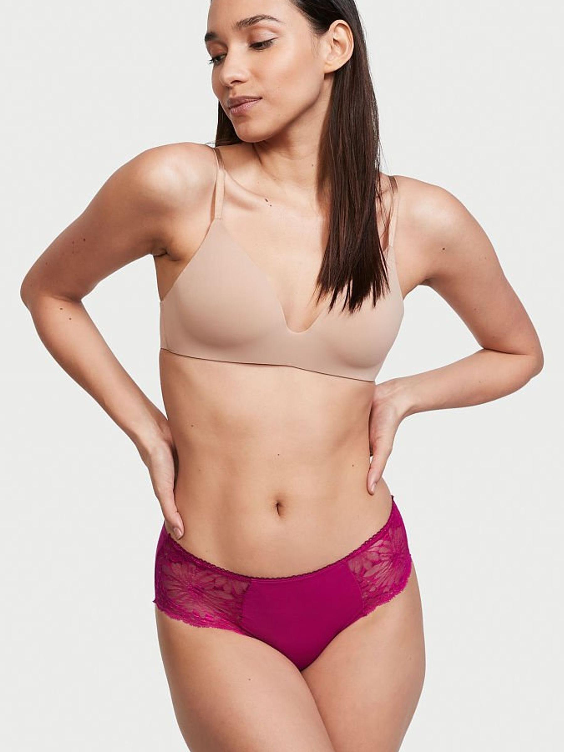 Ophelia Pink Lace No Show Hipster Knickers - Image 1 of 3