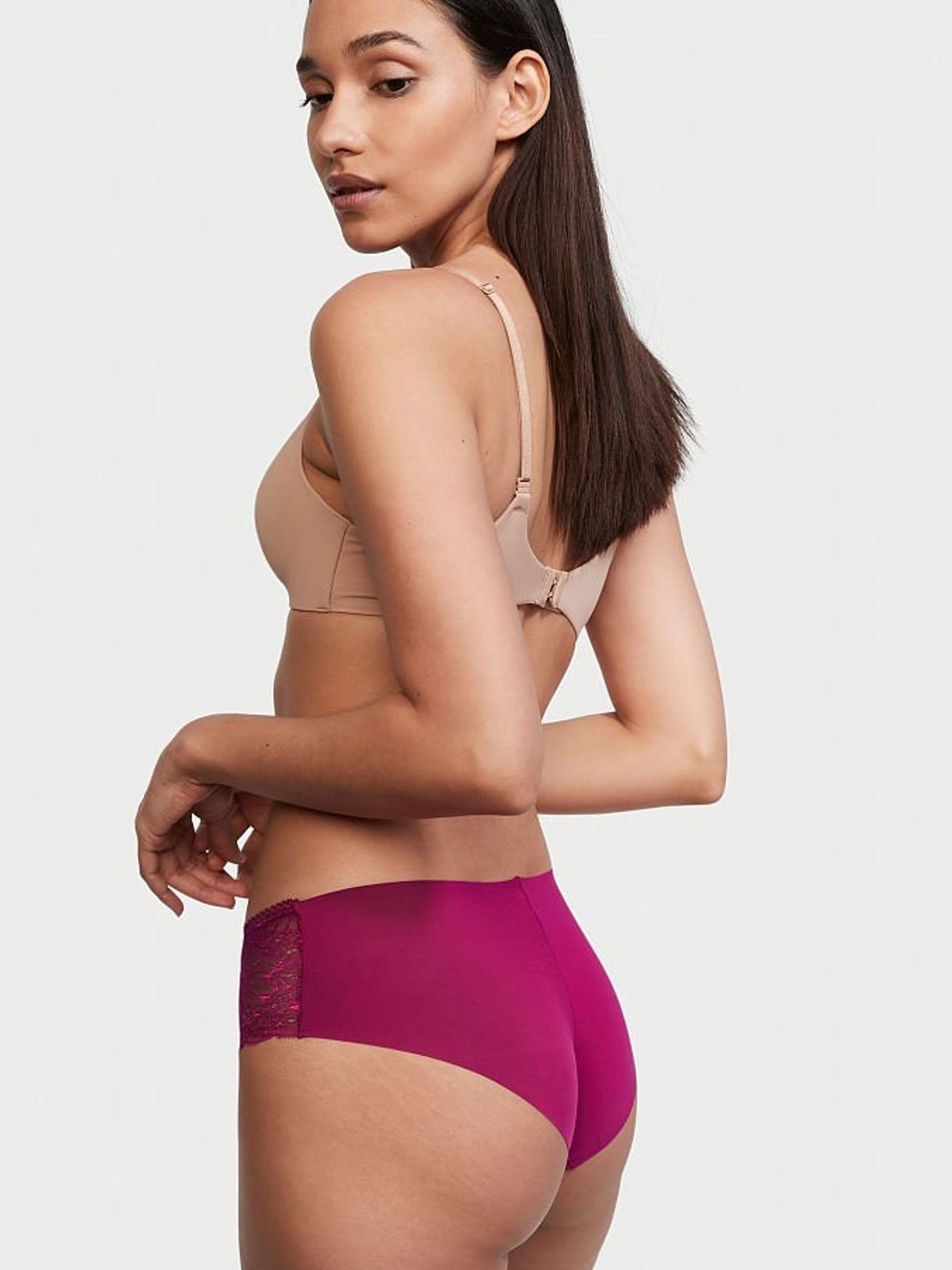 Ophelia Pink Lace No Show Hipster Knickers - Image 2 of 3