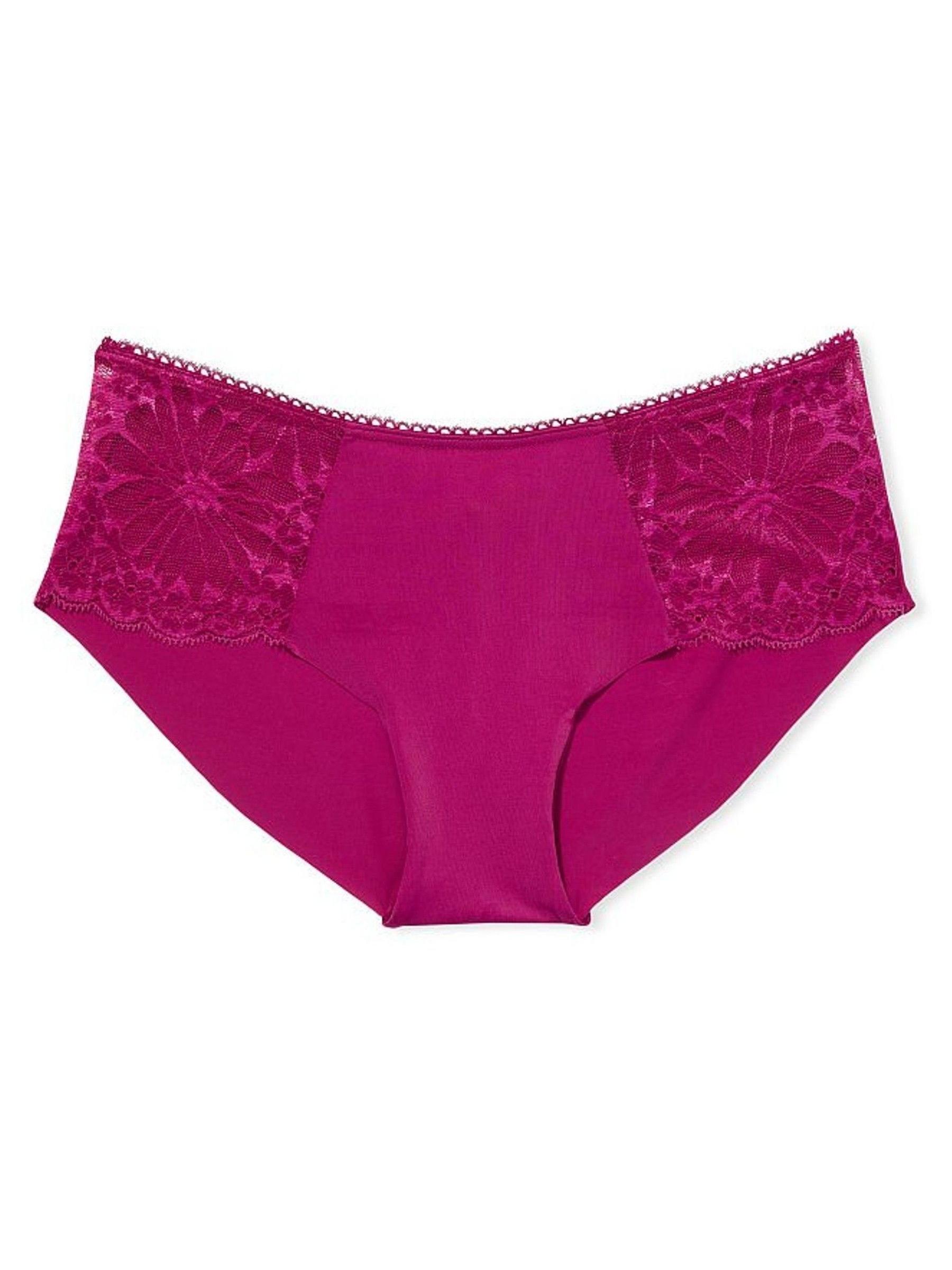 Ophelia Pink Lace No Show Hipster Knickers - Image 3 of 3