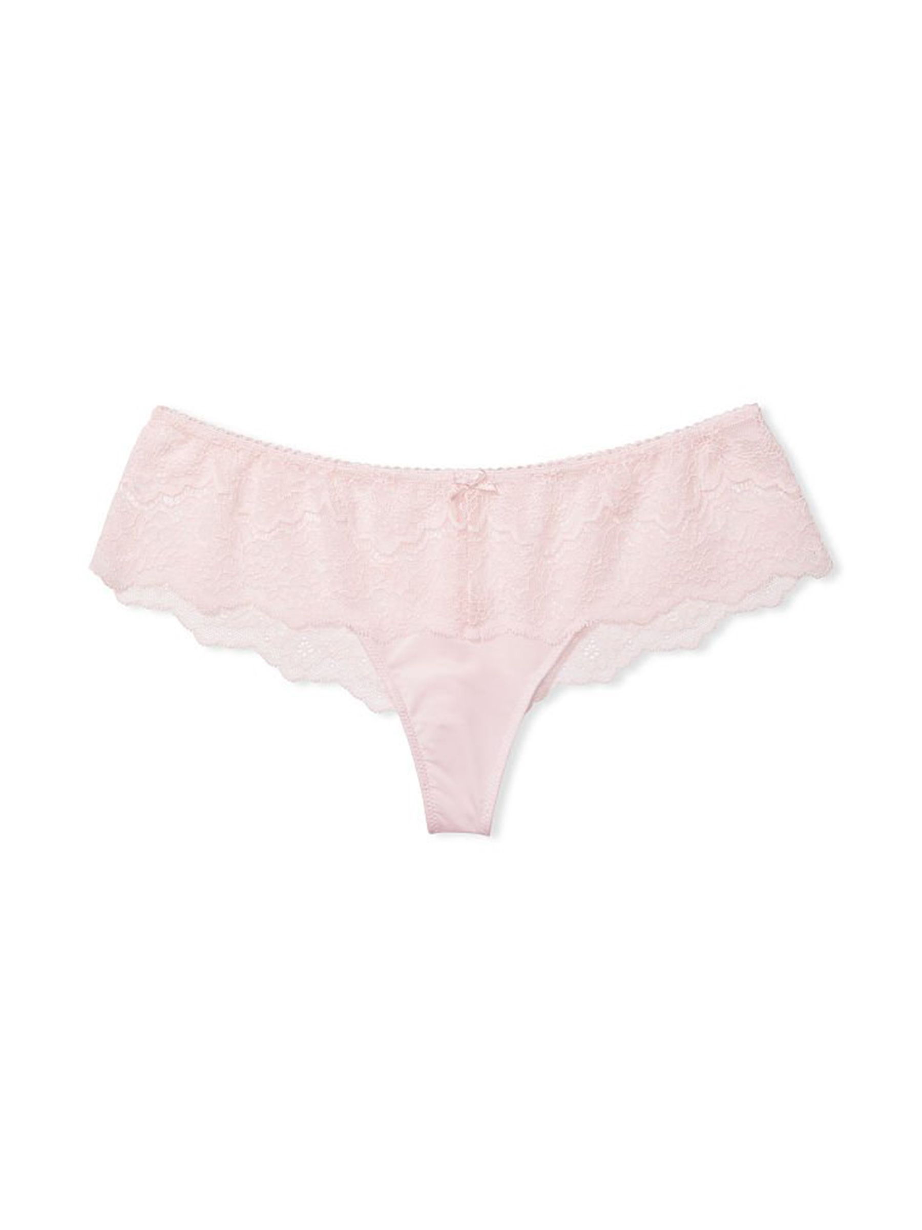 Pink Bahama Floral Lace Hipster Thong Knickers - Image 3 of 3