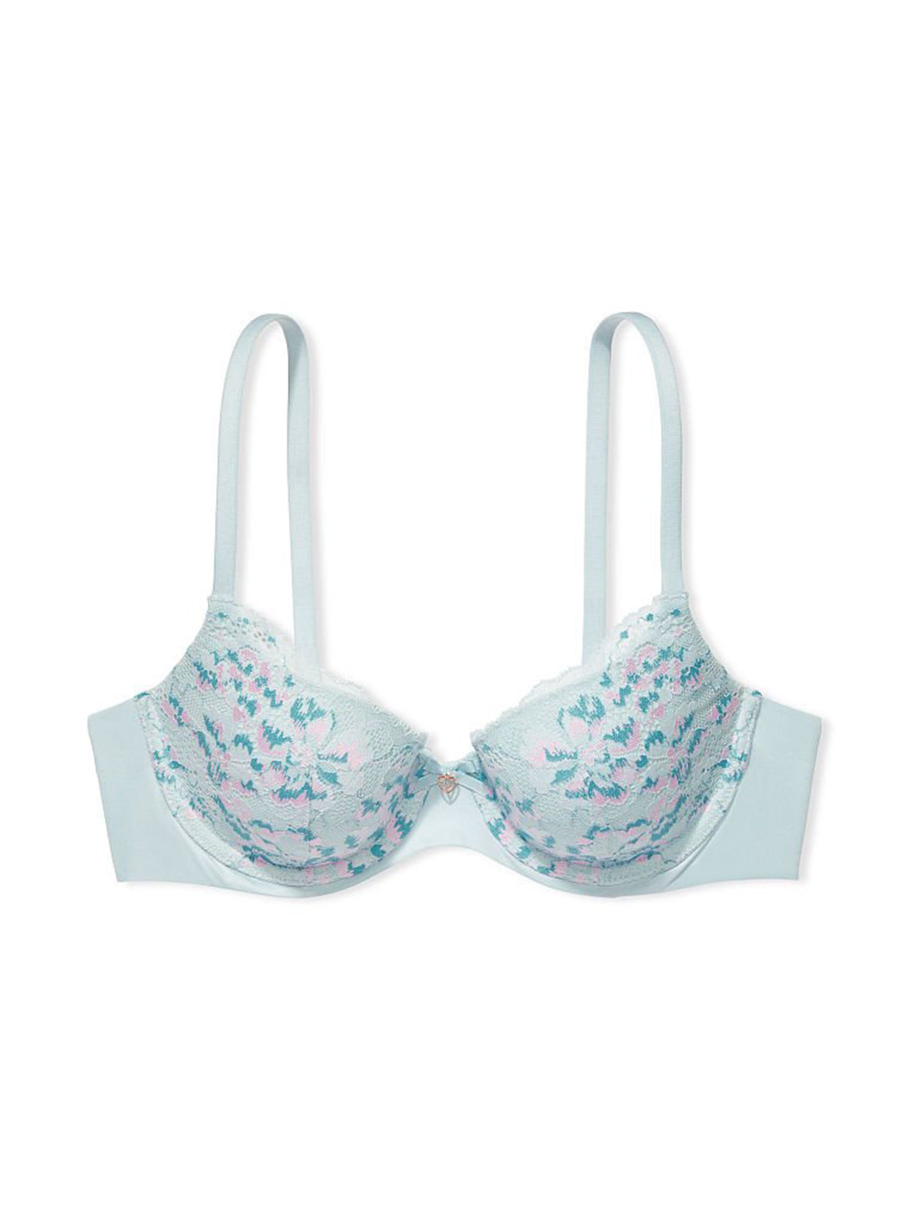 Ballad Blue Ombre Lace Lightly Lined Demi Bra - Image 3 of 3