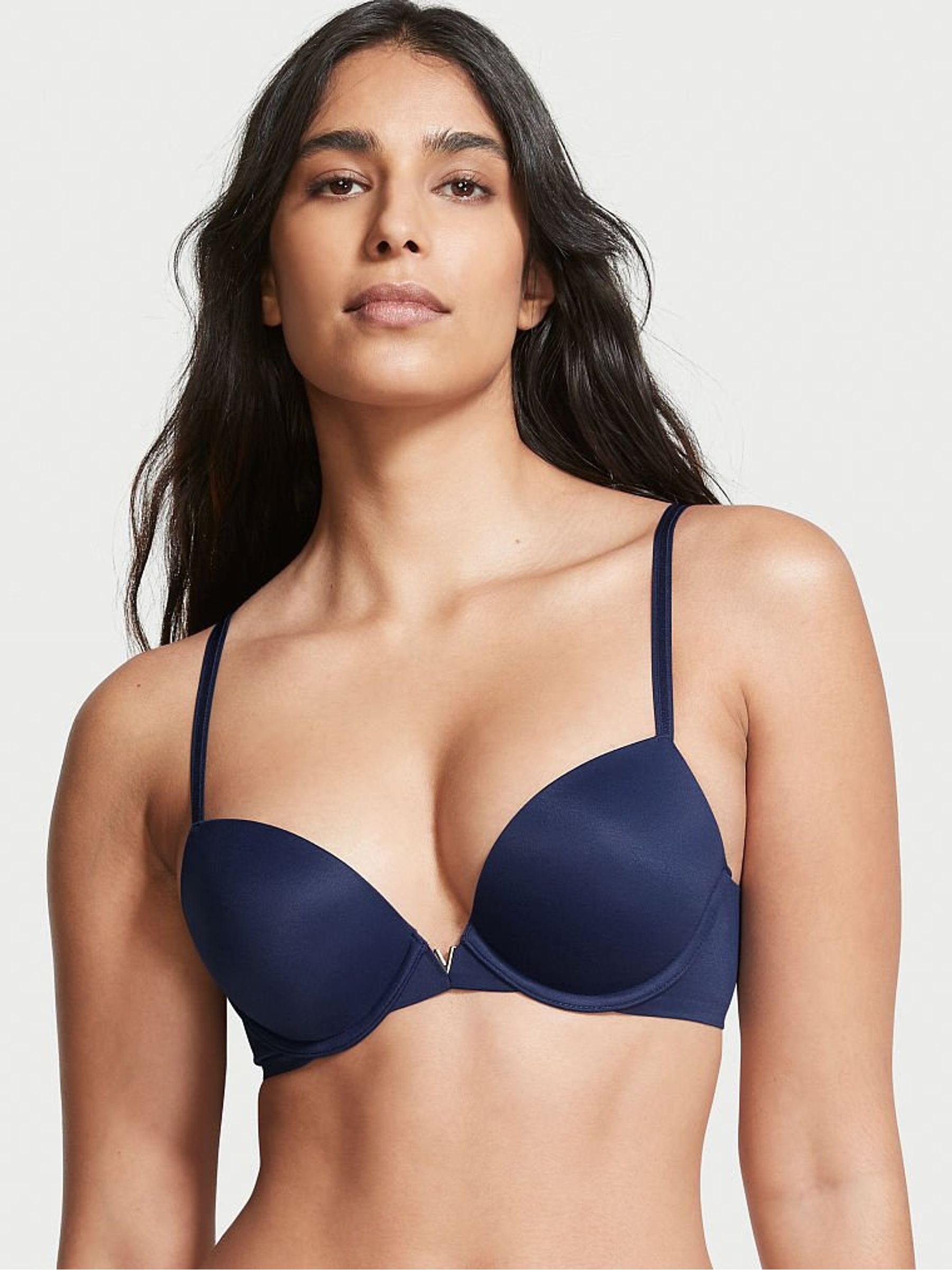 Ensign Blue Smooth Push Up Bra - Image 1 of 3