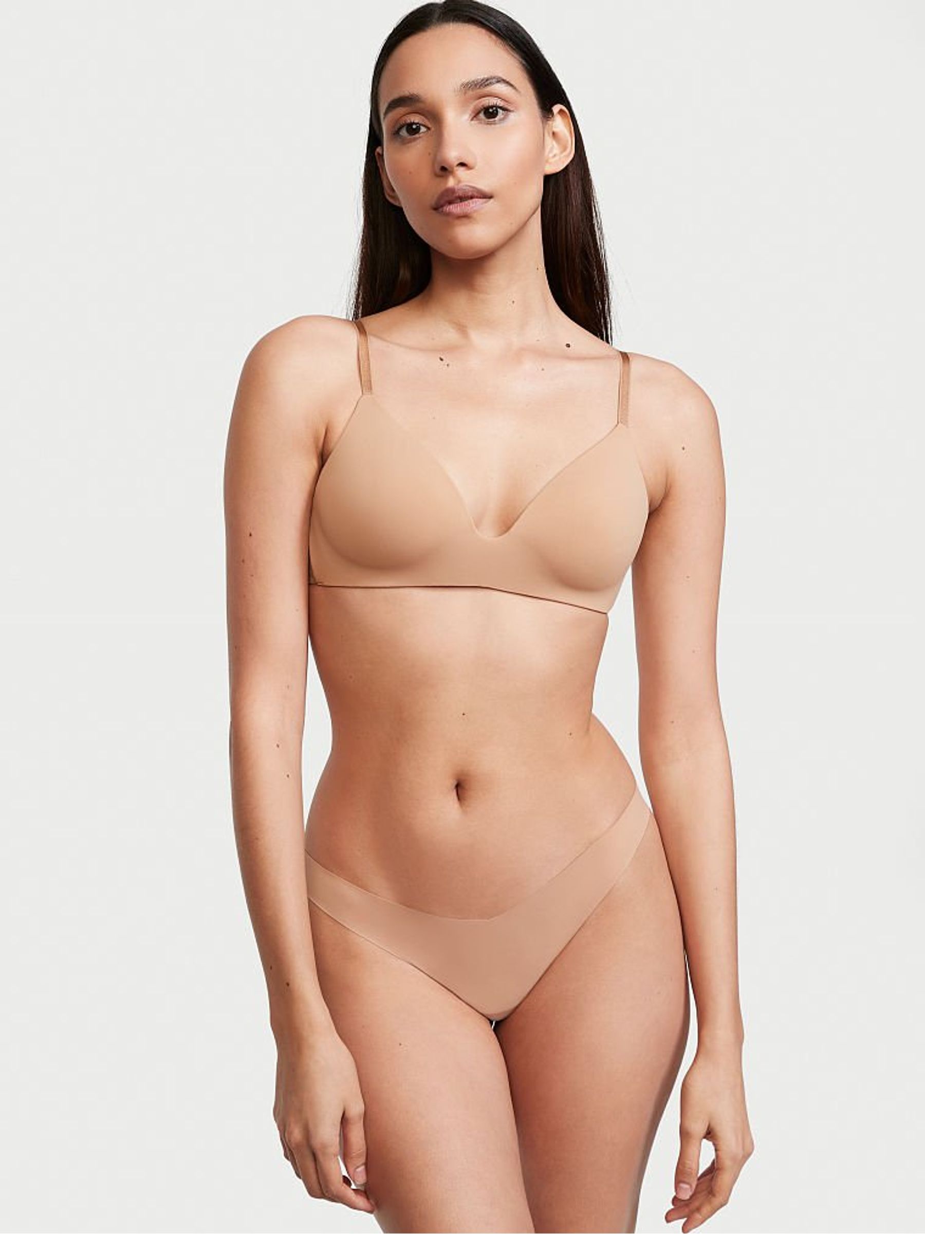 Sweet Praline Nude Thong No-Show Knickers - Image 1 of 3