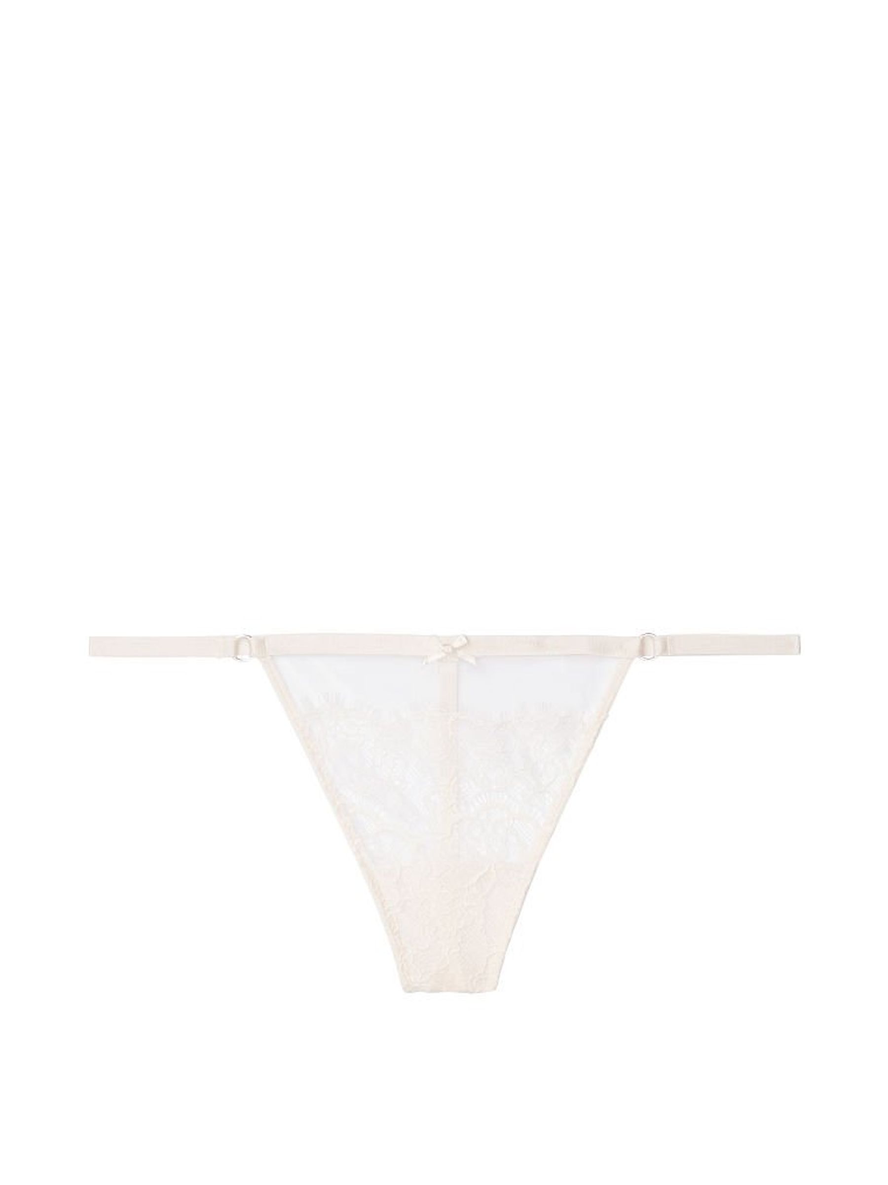Coconut White Lace G String Knickers - Image 3 of 4