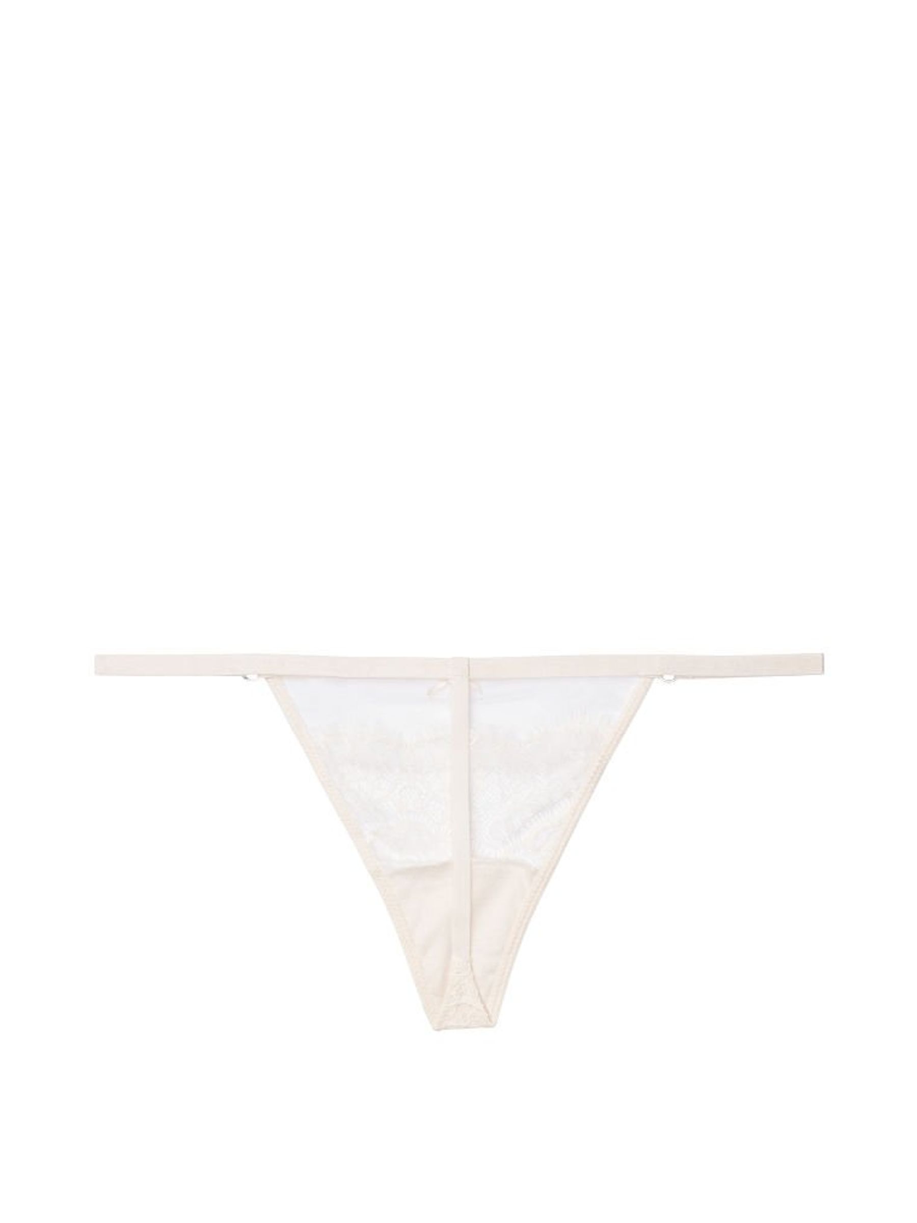 Coconut White Lace G String Knickers - Image 4 of 4
