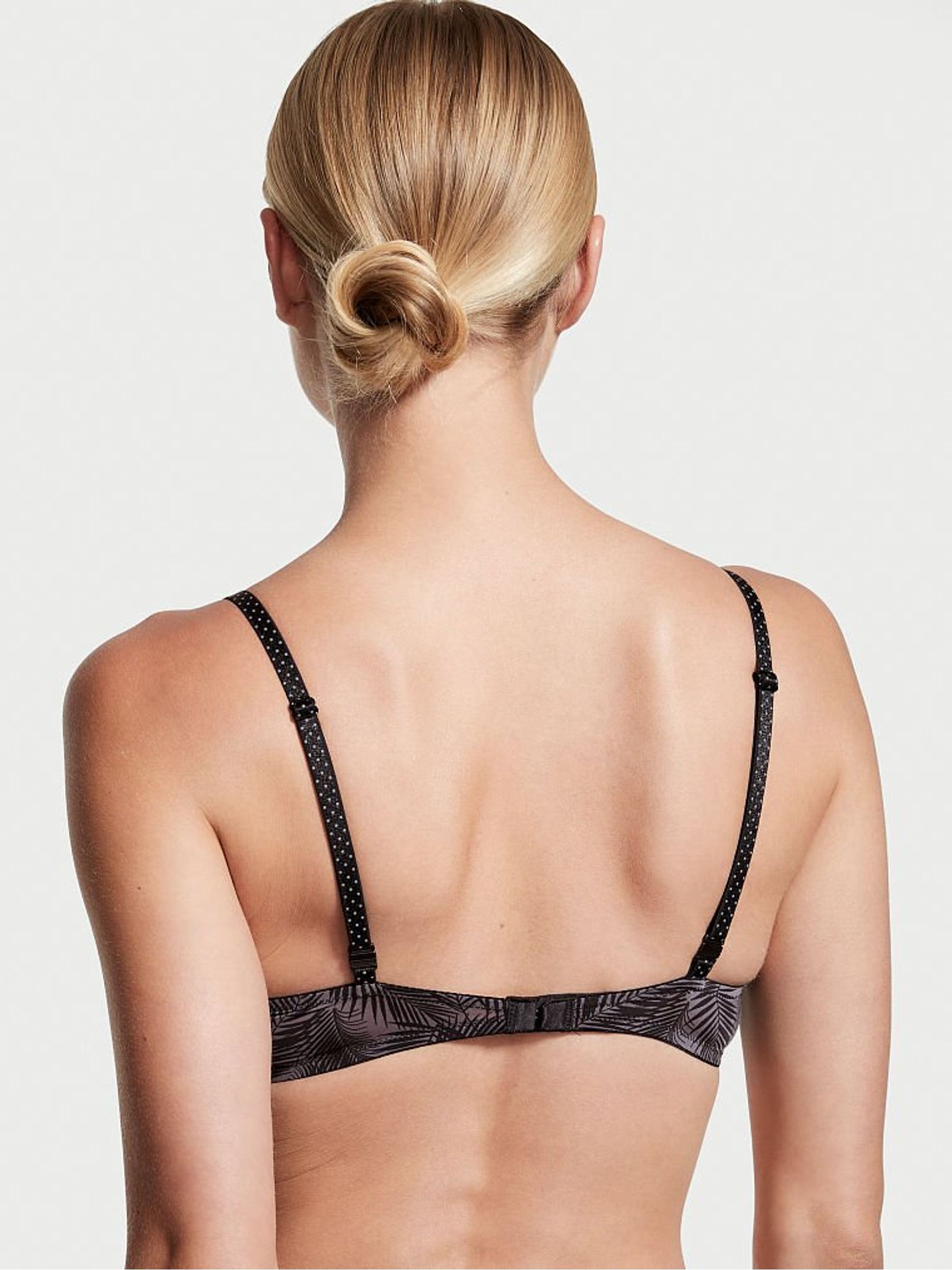 Tornado Shadow Palm Sexy Tee LightlyLined Contrast Strap Demi Bra - Image 2 of 4