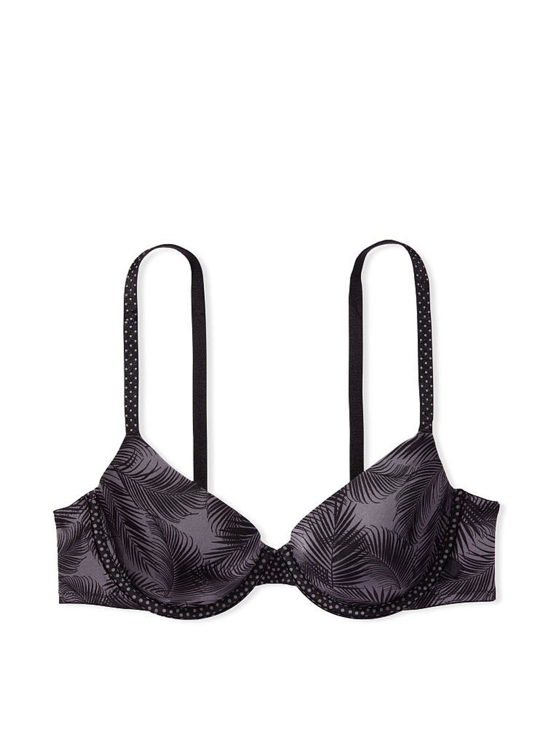 Tornado Shadow Palm Sexy Tee LightlyLined Contrast Strap Demi Bra - Image 4 of 4