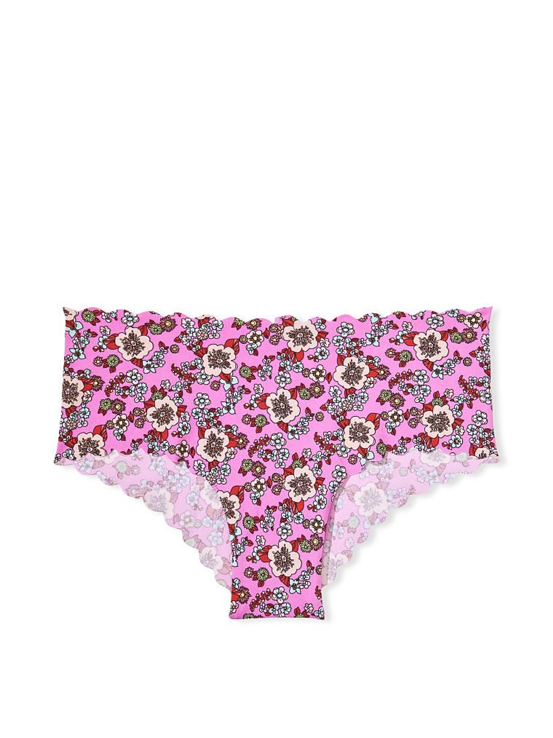 Berry Retro Floral NoShow Cheeky Knickers - Image 3 of 3