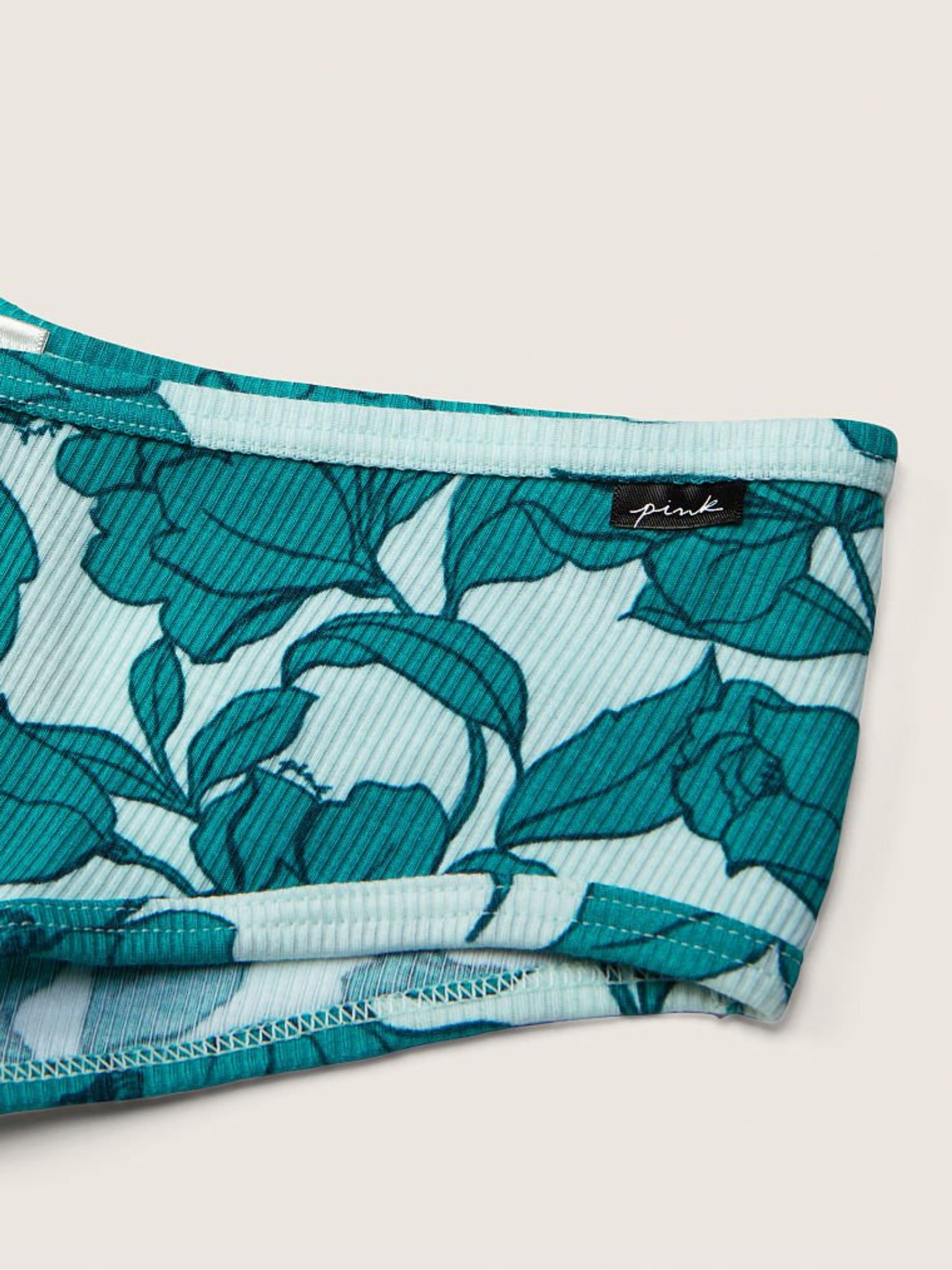 Blue Glass Drawn Floral Cotton Cheekster - Image 2 of 2