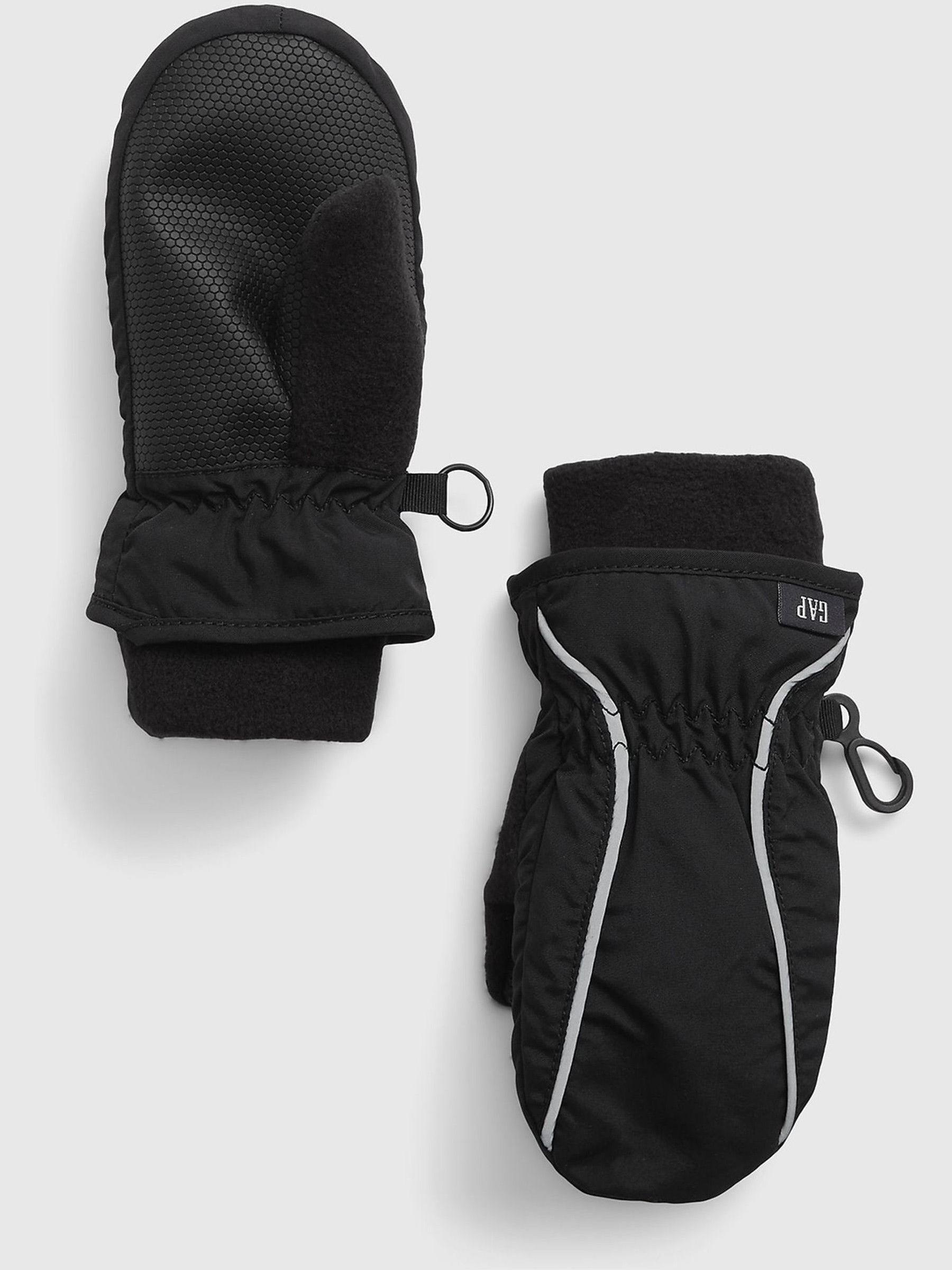 Black Snow Mittens - Image 1 of 1