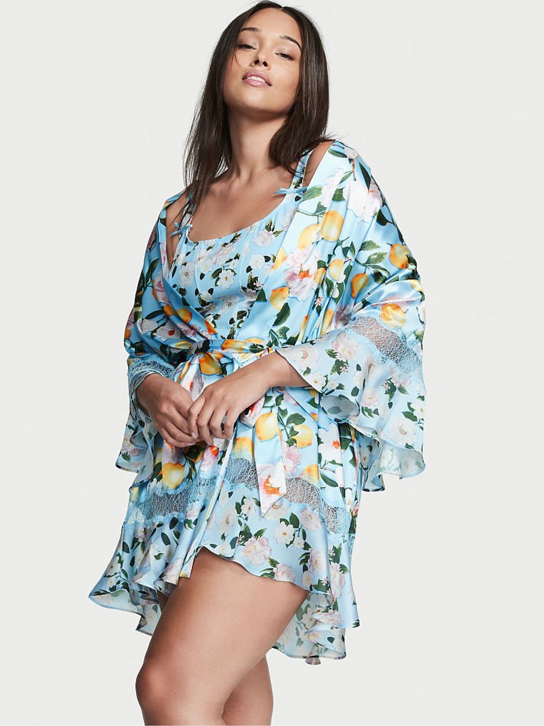 Summer Breeze Blue Canvas Crop Top - Image 3 of 4