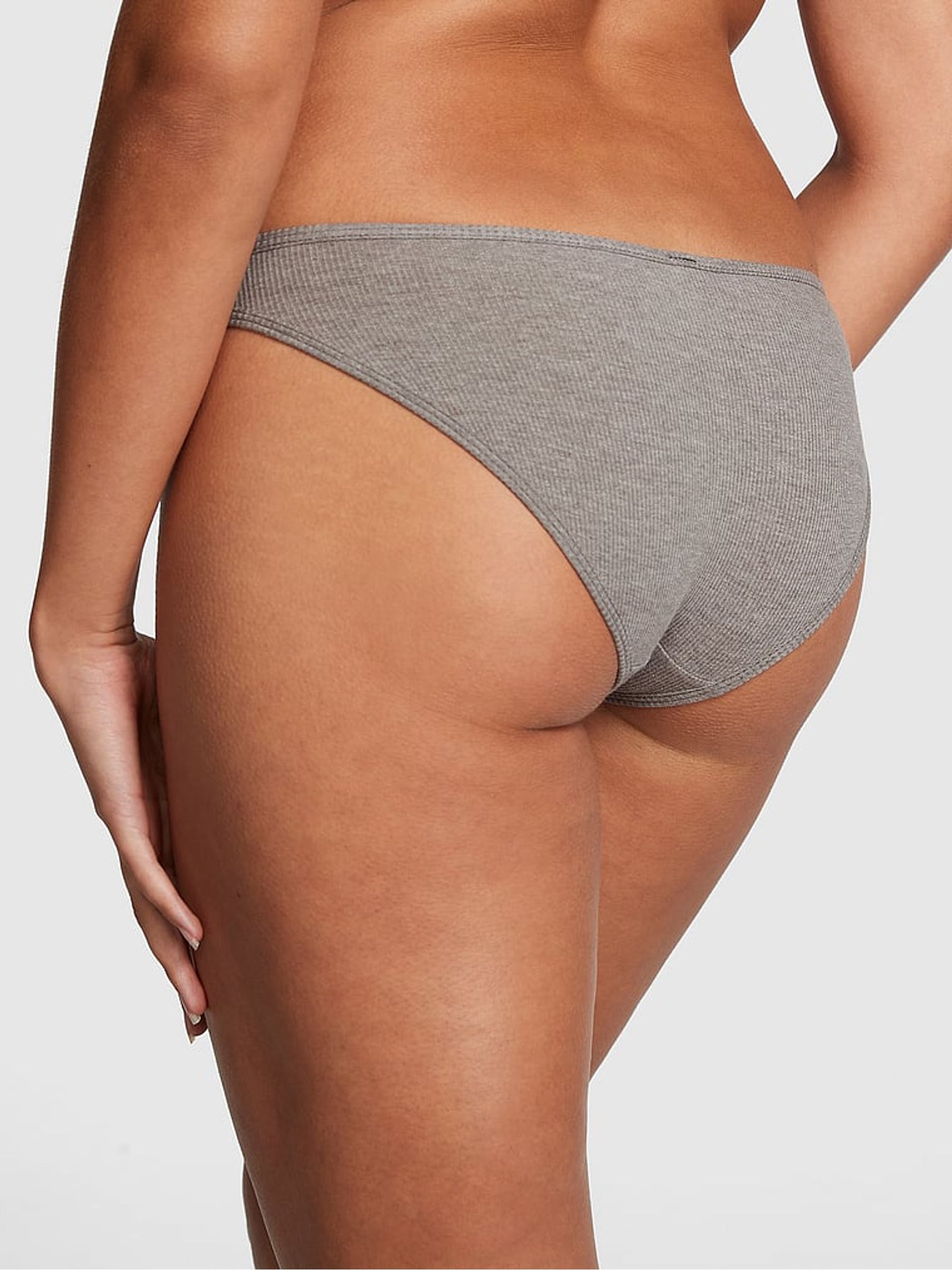 Clay Grey Dog Cotton Bikini Knickers - Image 2 of 3