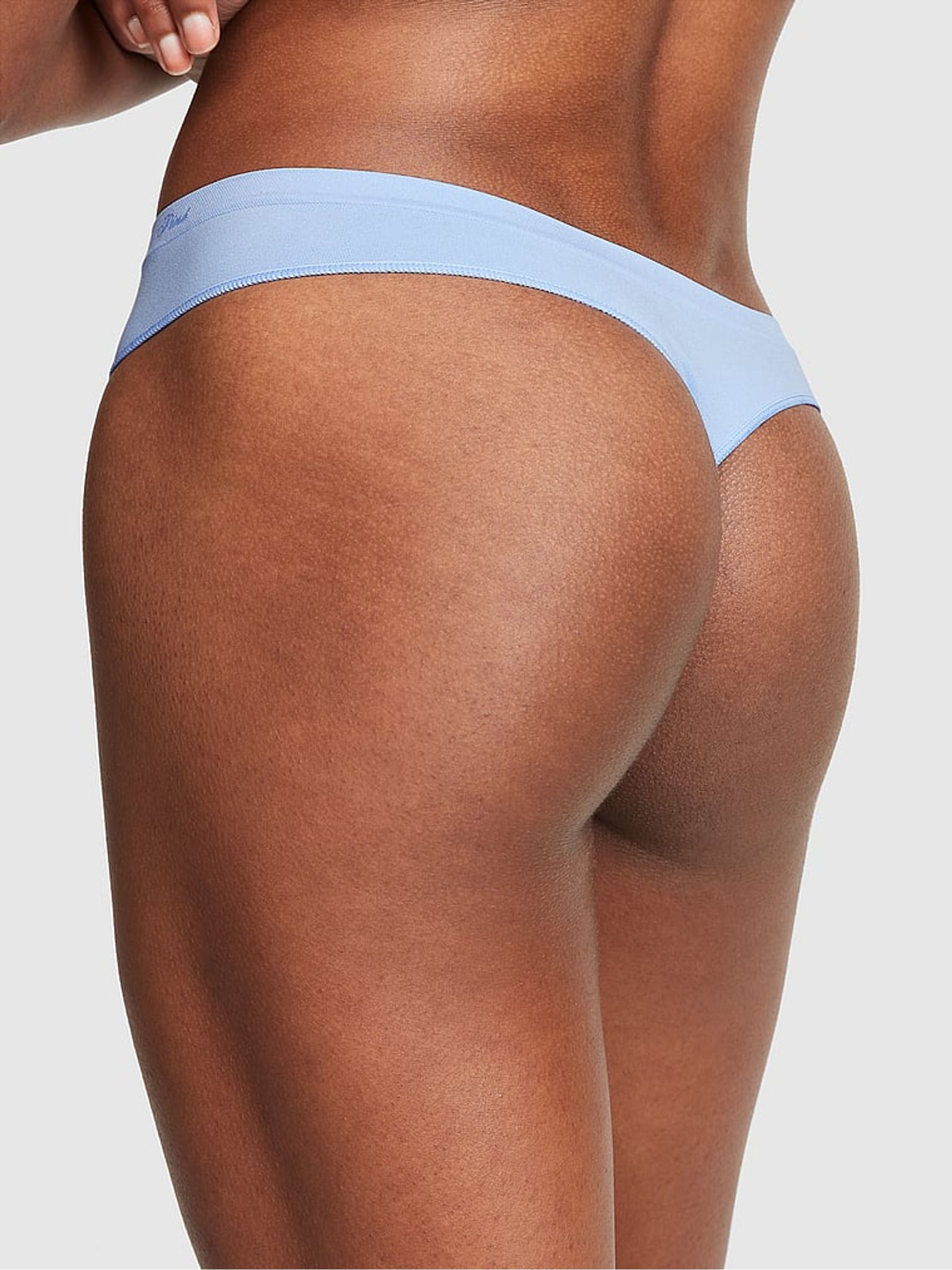 Harbor Blue Thong Seamless Knickers - Image 2 of 3