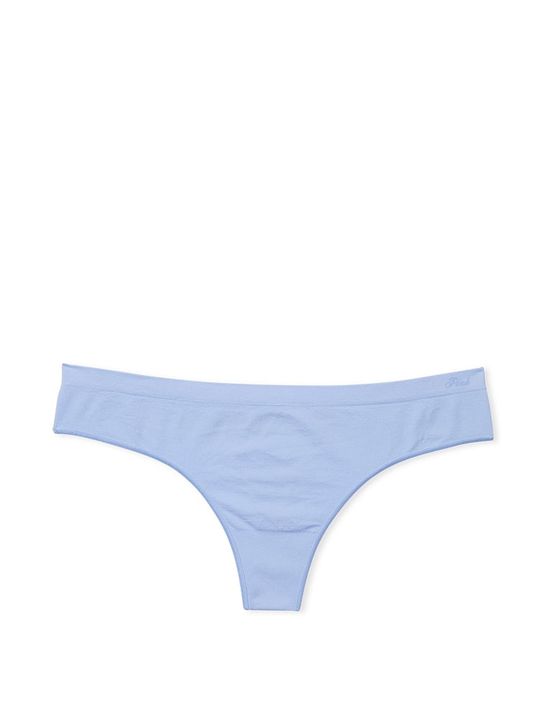 Harbor Blue Thong Seamless Knickers - Image 3 of 3