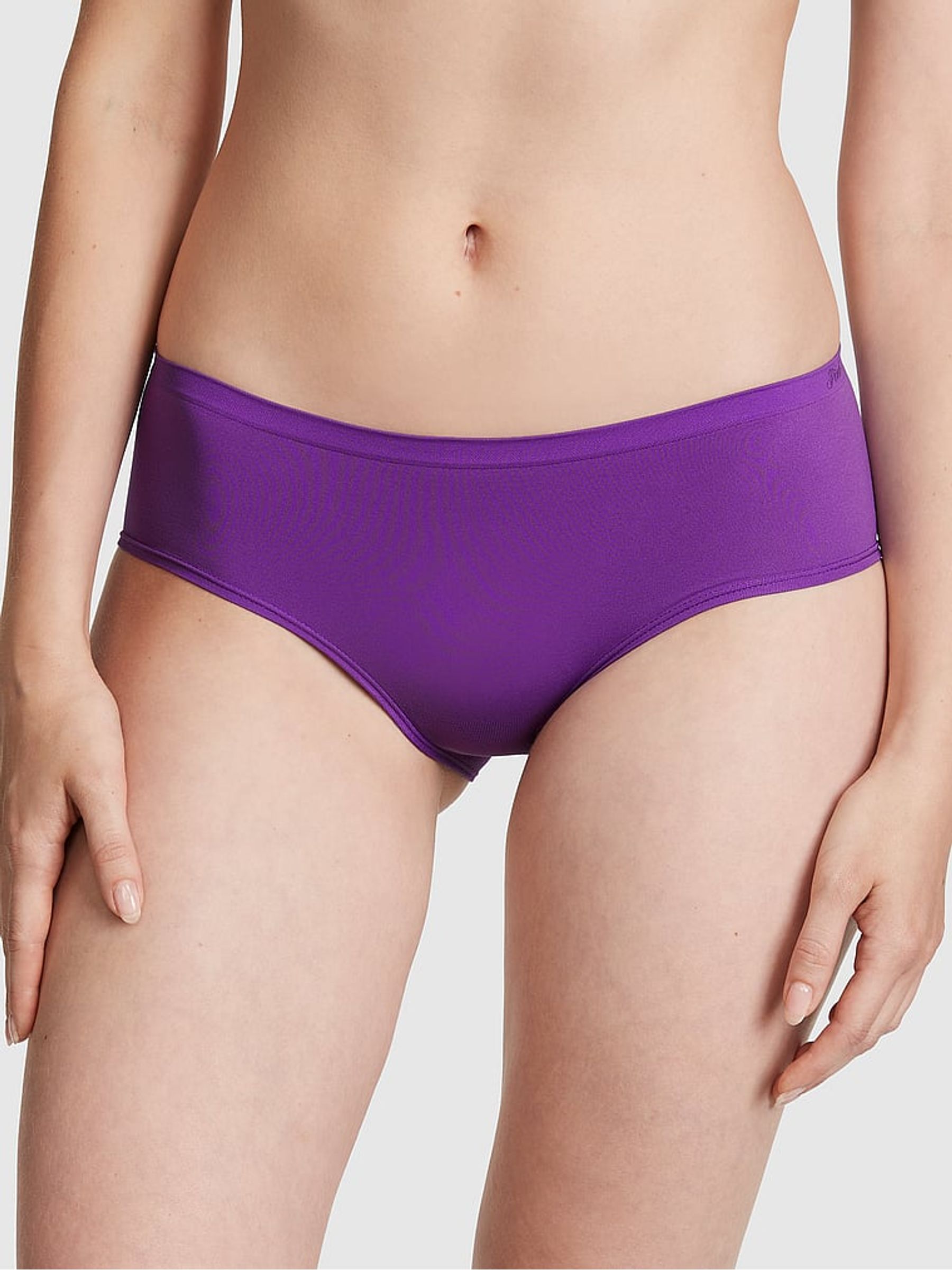 Dark Purple Seamless Hipster Knickers - Image 1 of 1