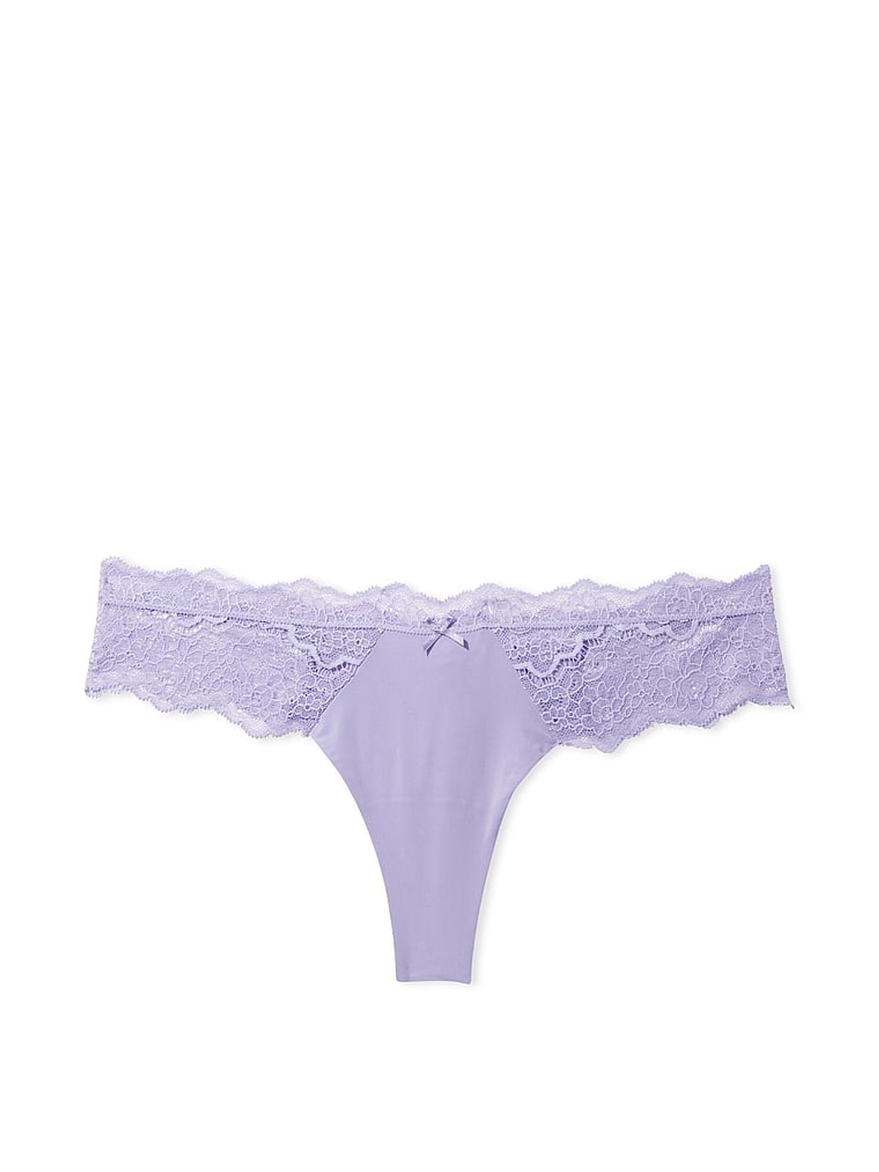 Star Lilac Purple Smooth Thong Knickers - Image 3 of 3