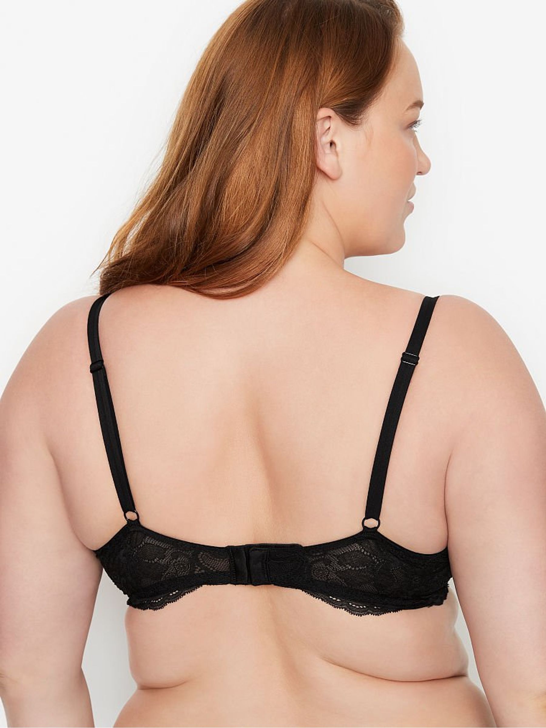 Black Bombshell Addcups Lace Wing PushUp Bra - Image 2 of 2