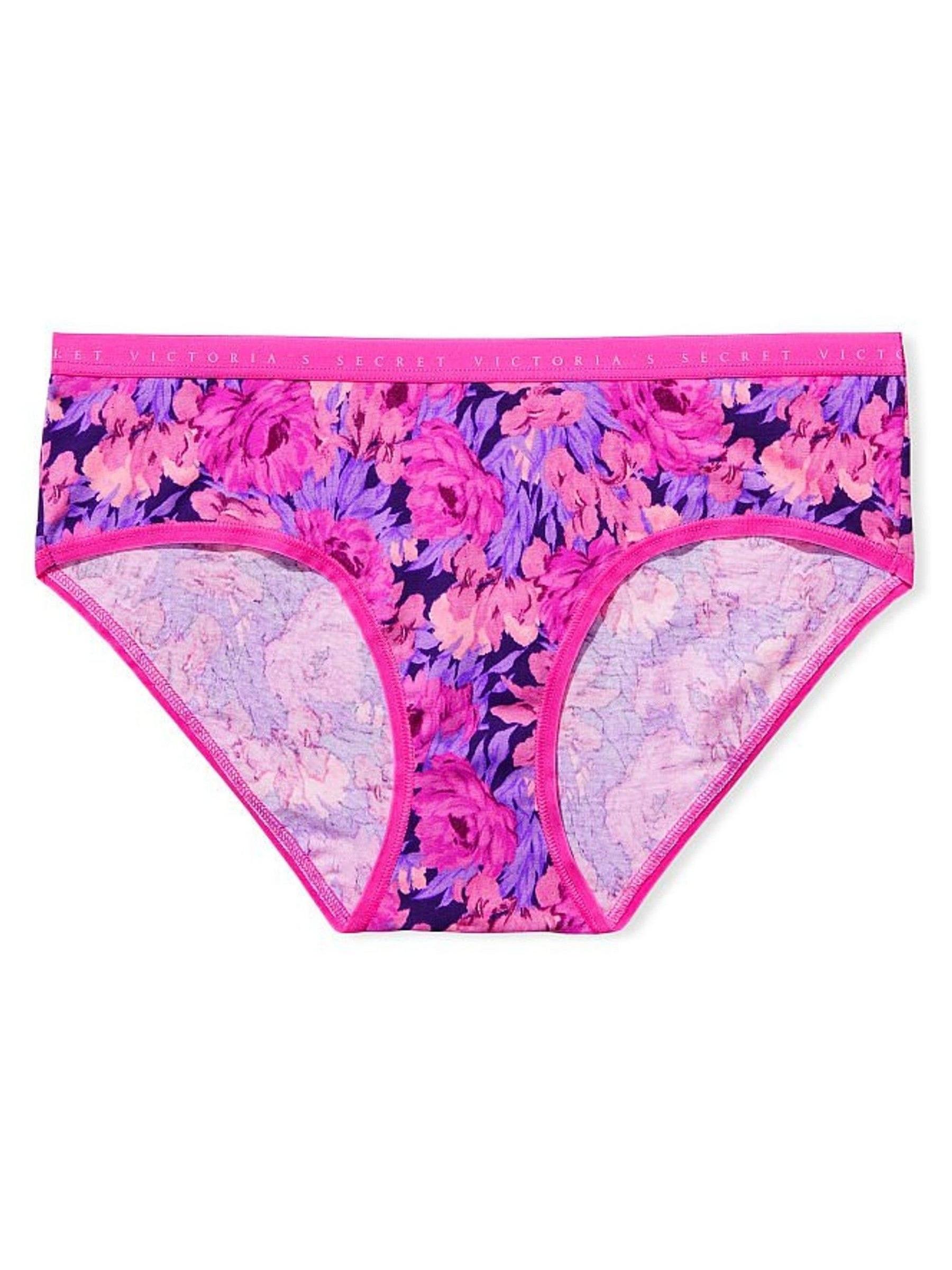 Plum Perfect Floral Stretch Cotton Hiphugger Panty - Image 3 of 3