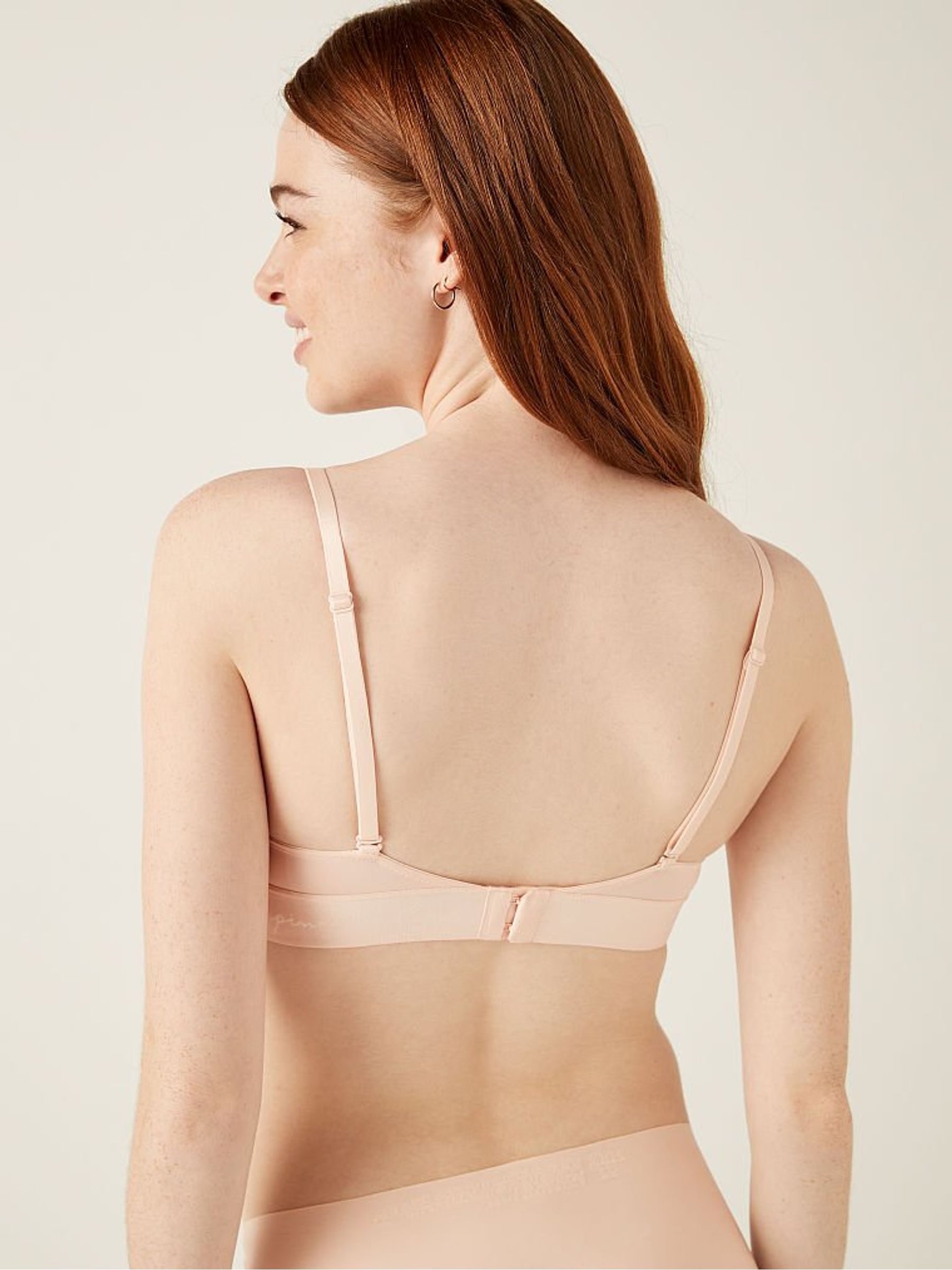 Peach Nectar Nude Smooth Non Wired Push Up T-Shirt Bra - Image 2 of 5