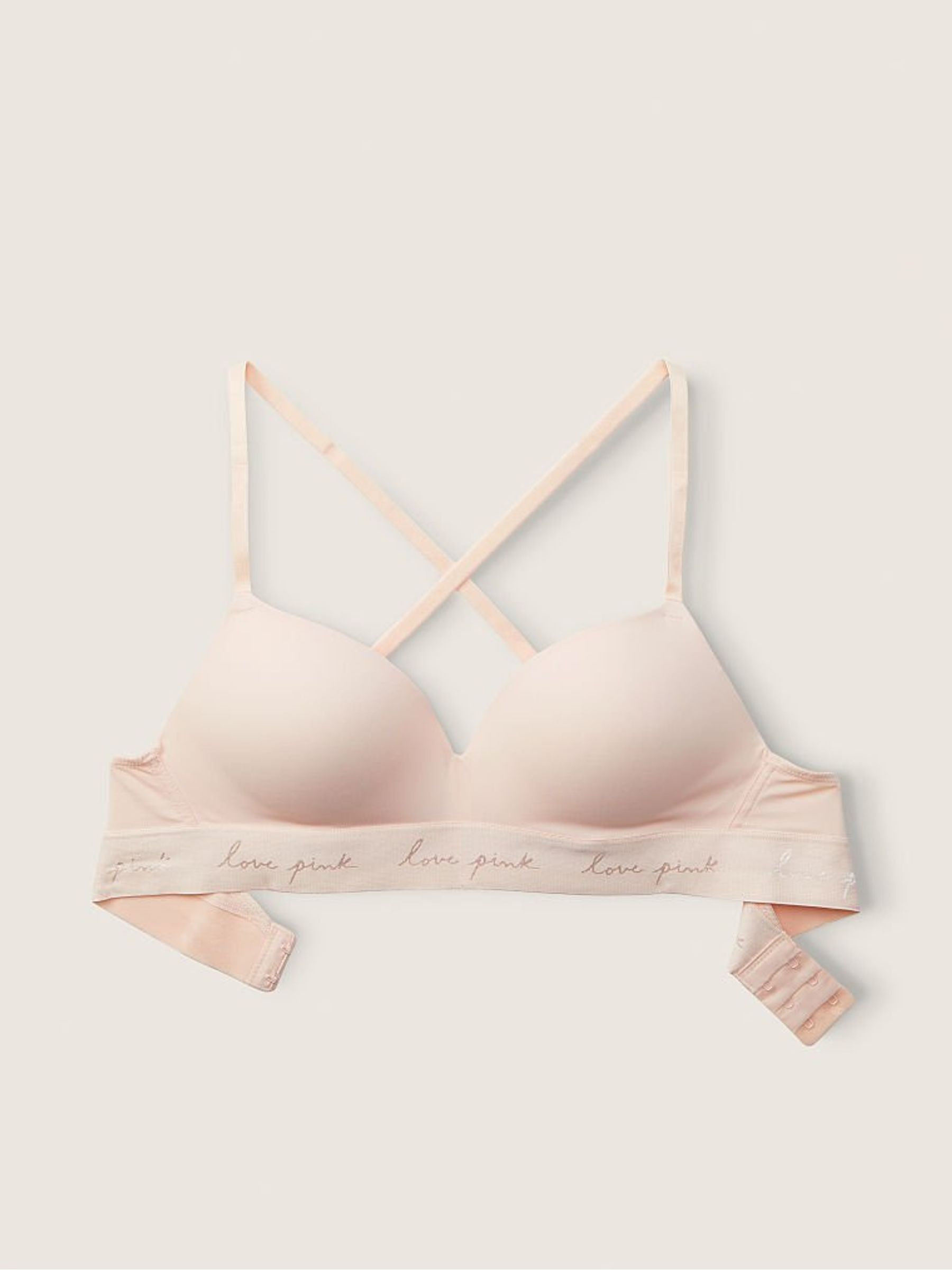 Peach Nectar Nude Smooth Non Wired Push Up T-Shirt Bra - Image 4 of 5