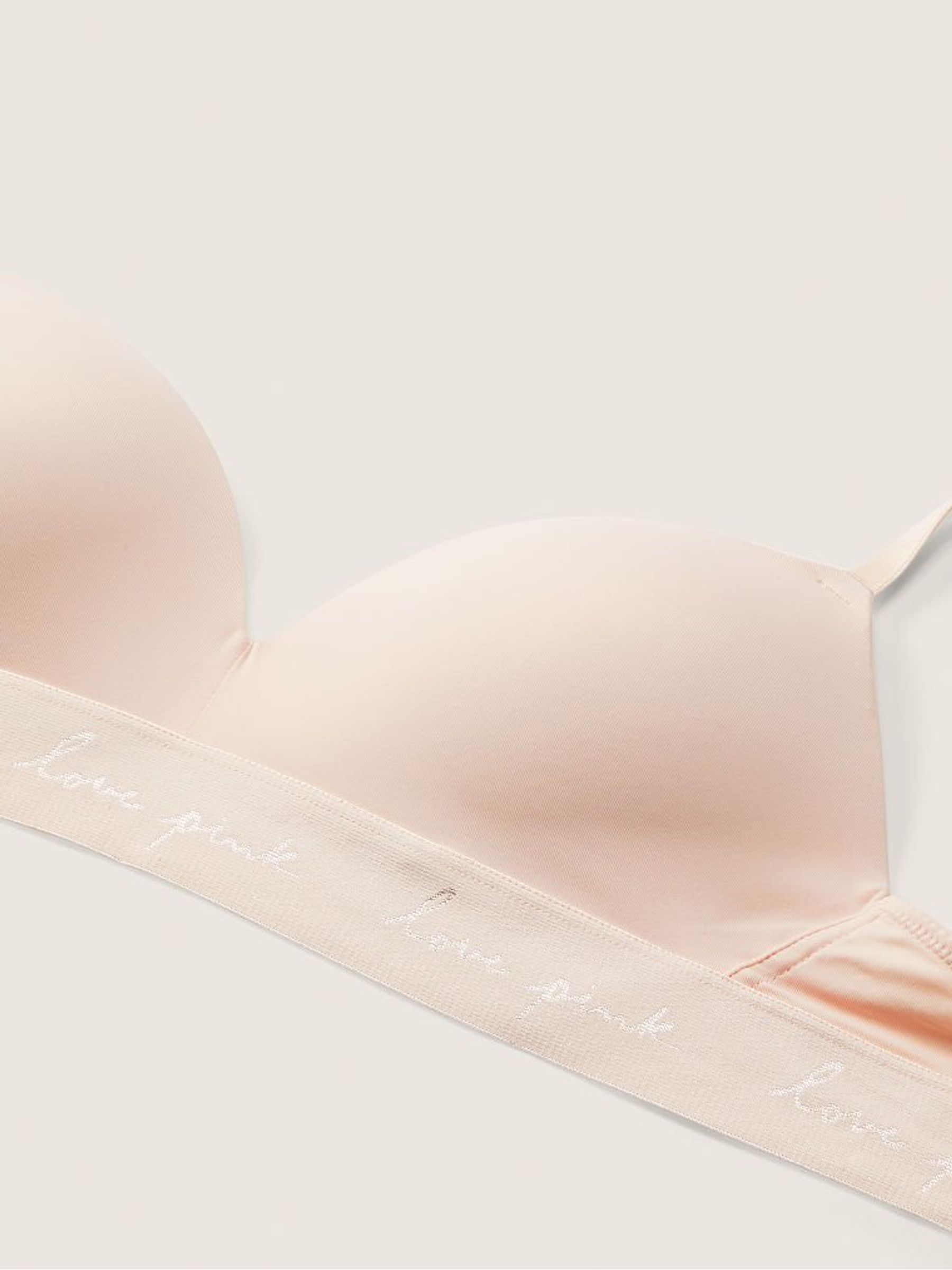 Peach Nectar Nude Smooth Non Wired Push Up T-Shirt Bra - Image 5 of 5