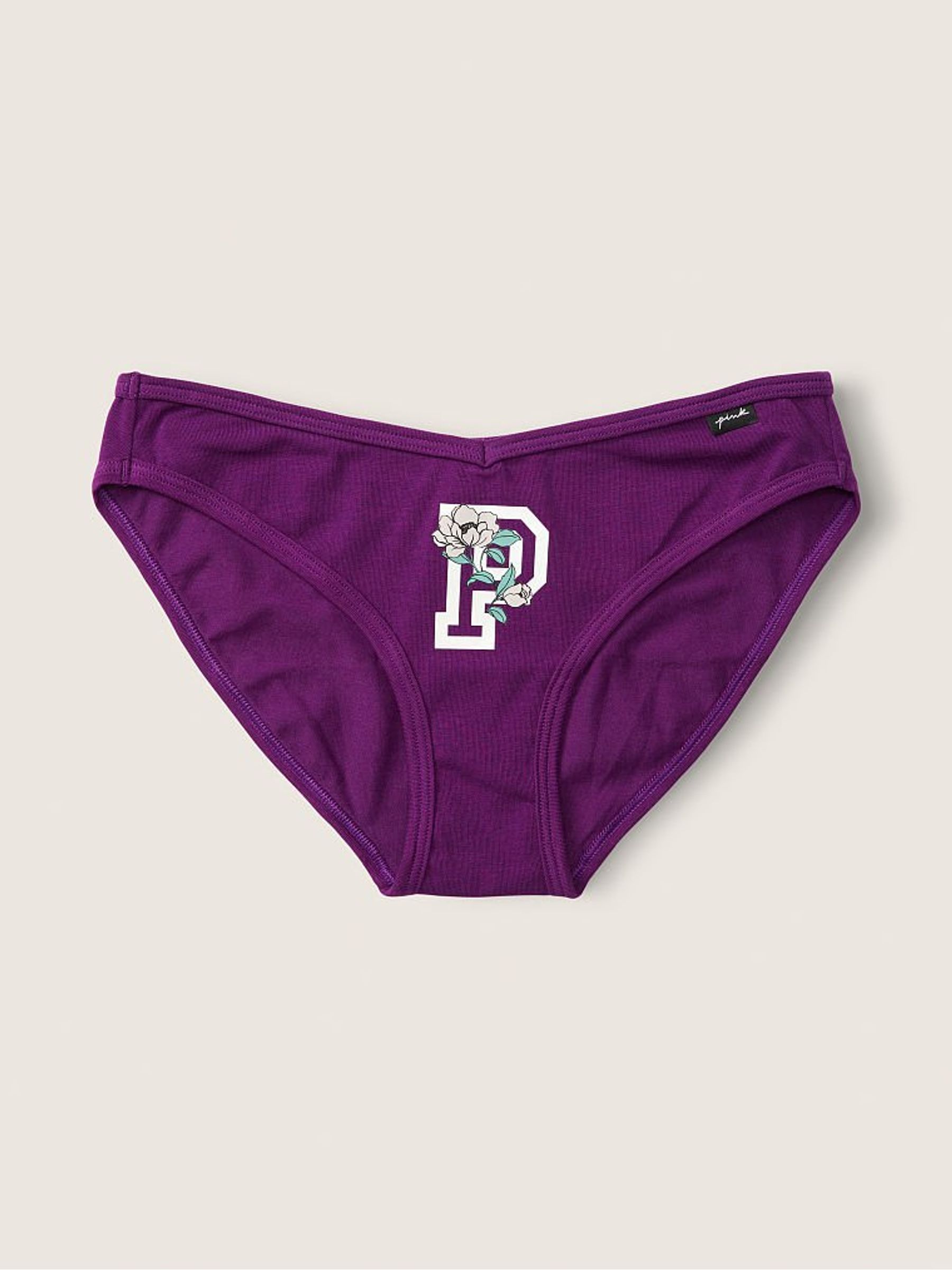 Virtual Violet With Graphic Cotton Bikini - Image 1 of 2