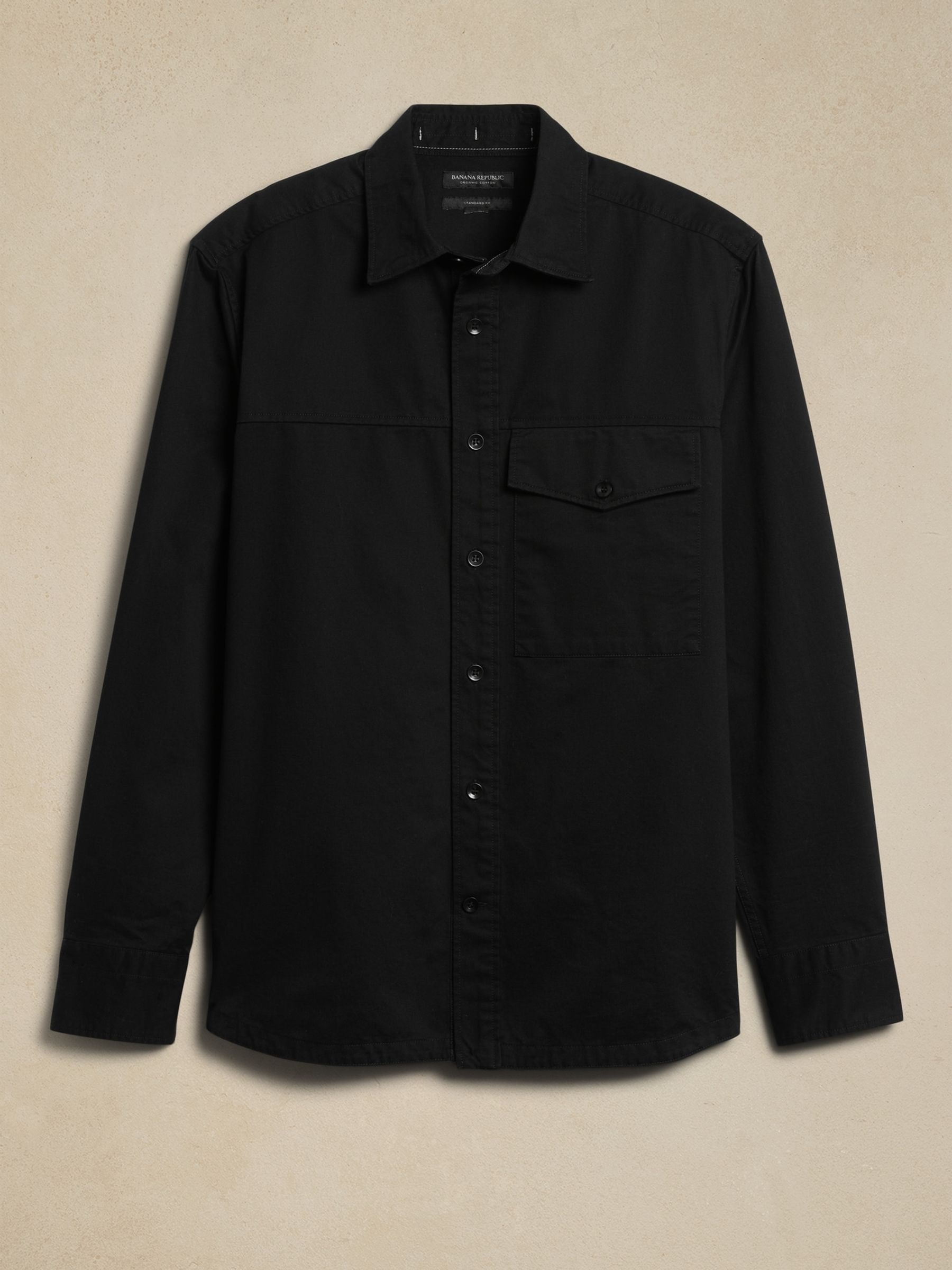 Banana Republic Black Modern Expedition Shirt - Image 2 of 2