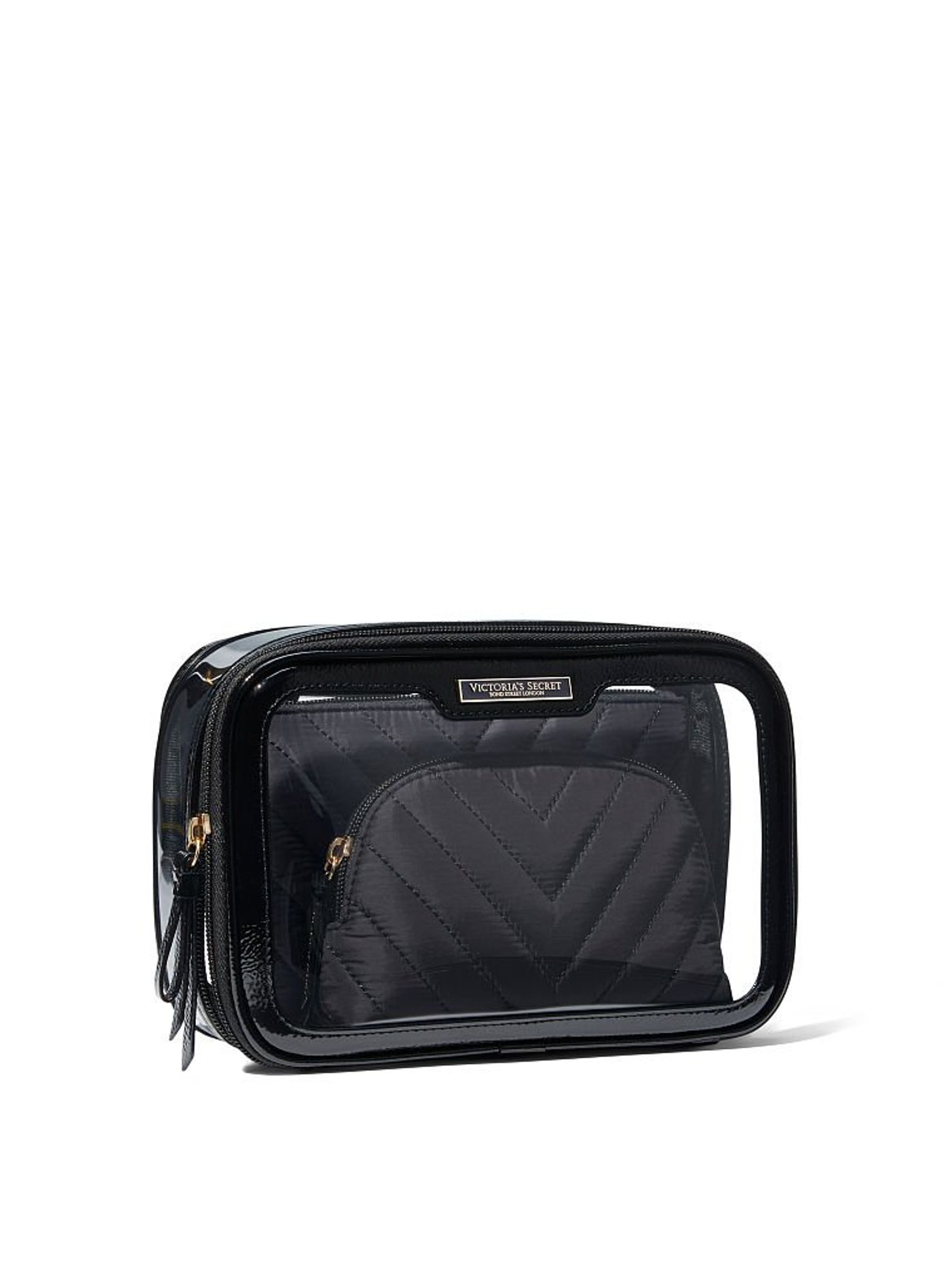Black Travel Trio Makeup Bag - Image 2 of 5