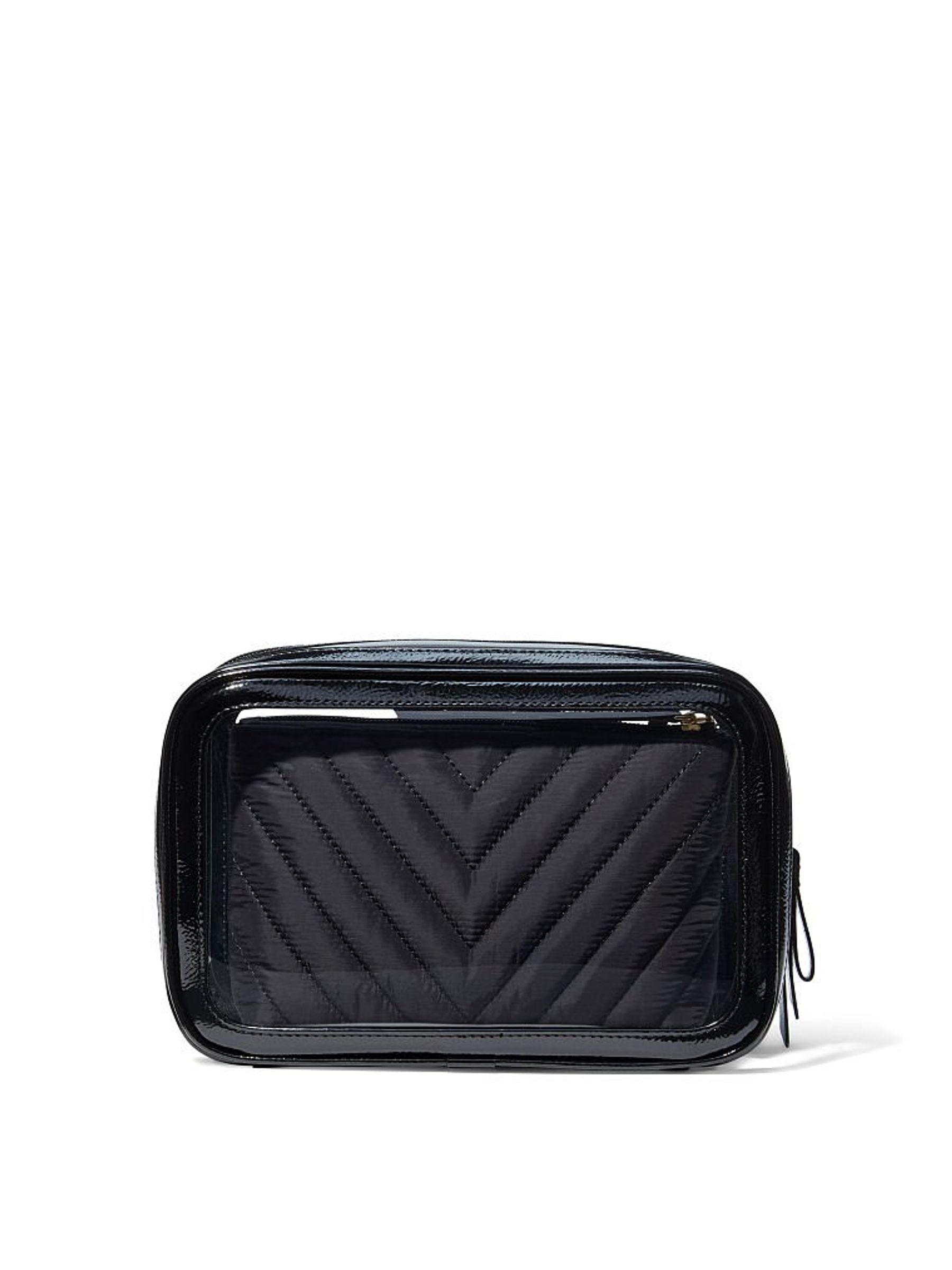 Black Travel Trio Makeup Bag - Image 4 of 5