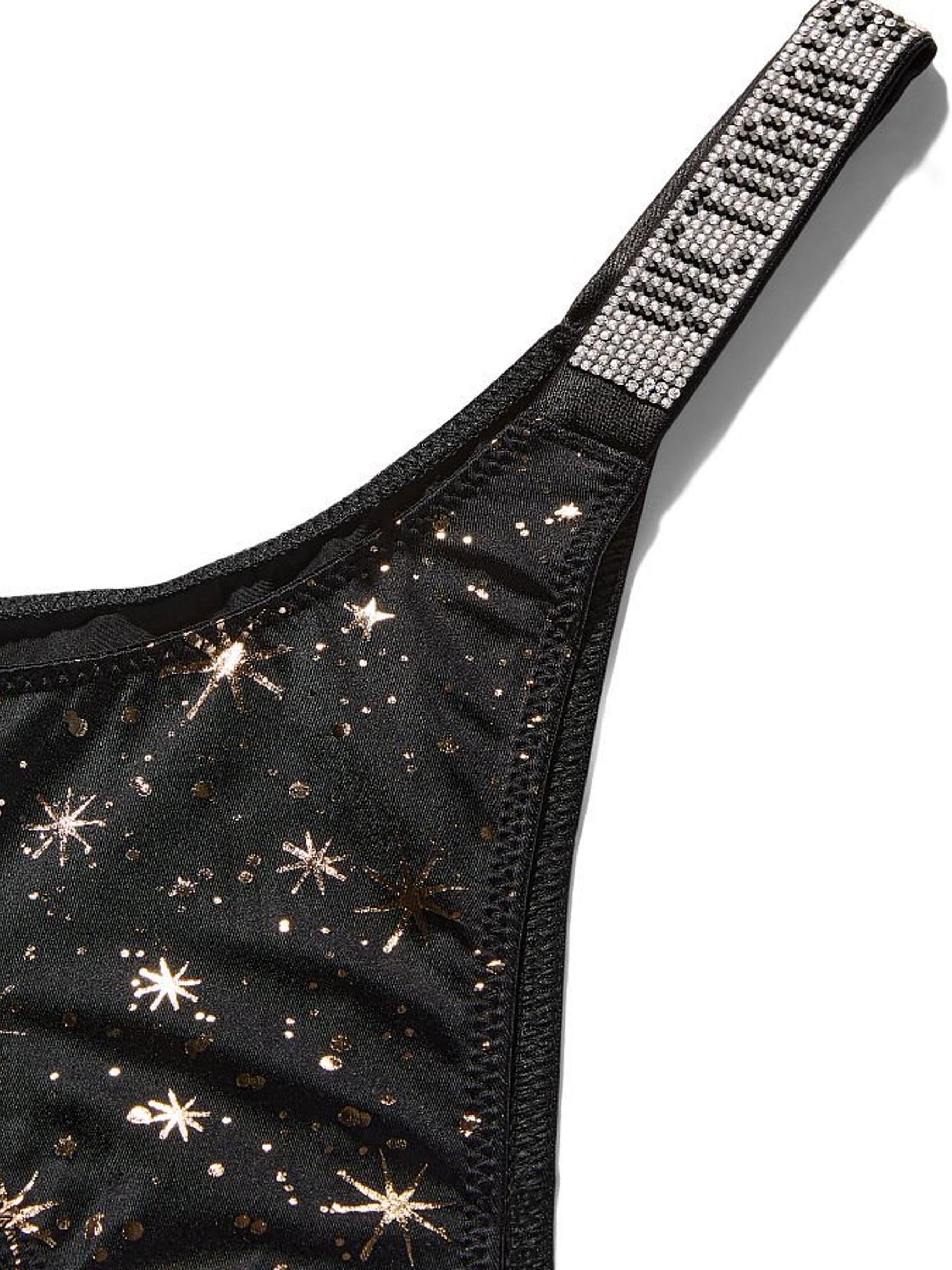 Constellation Print Bombshell Shine Strap Brazilian Panty - Image 4 of 4