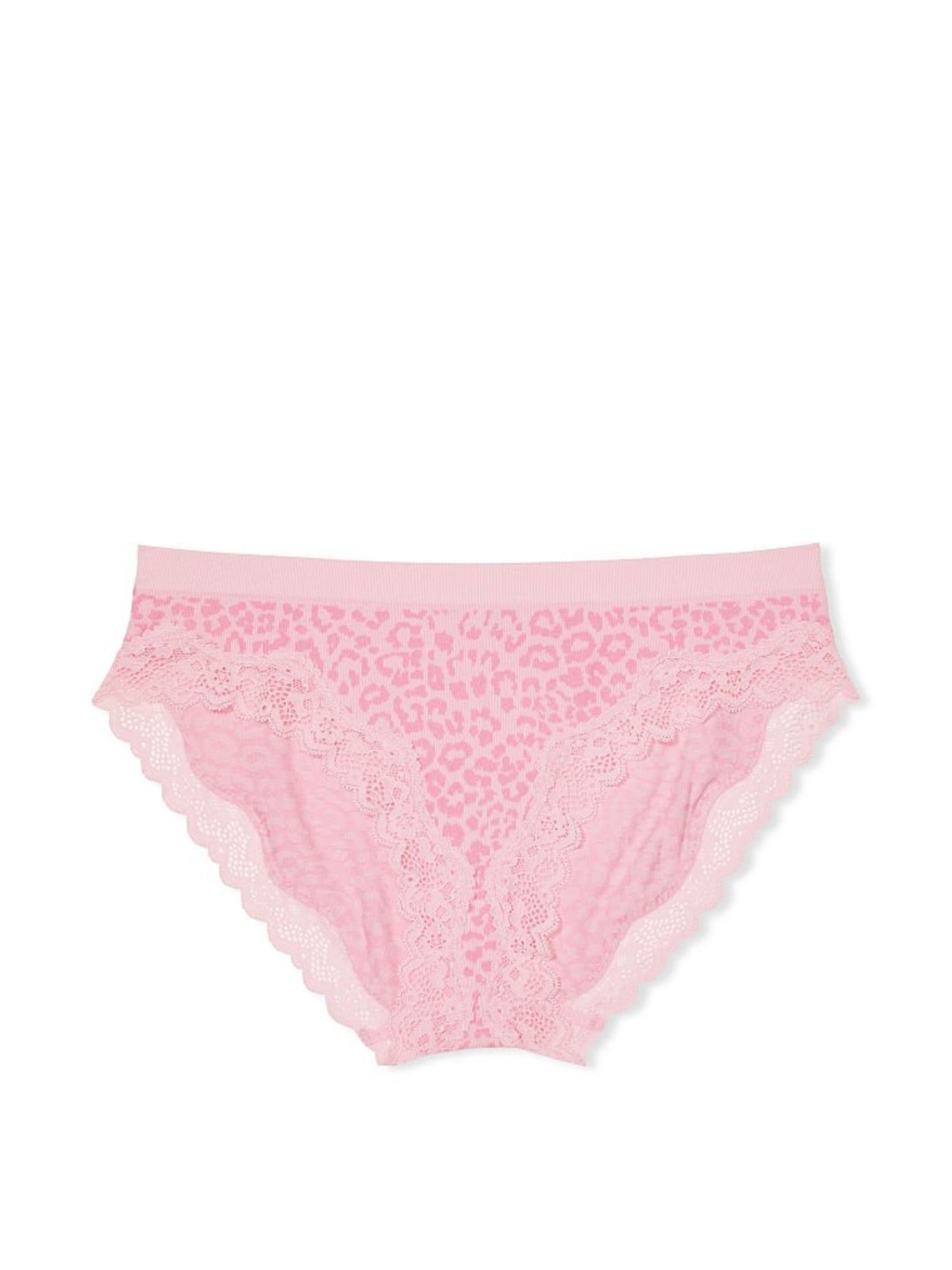 Pink Leopard Seamless Bikini Knickers - Image 3 of 3