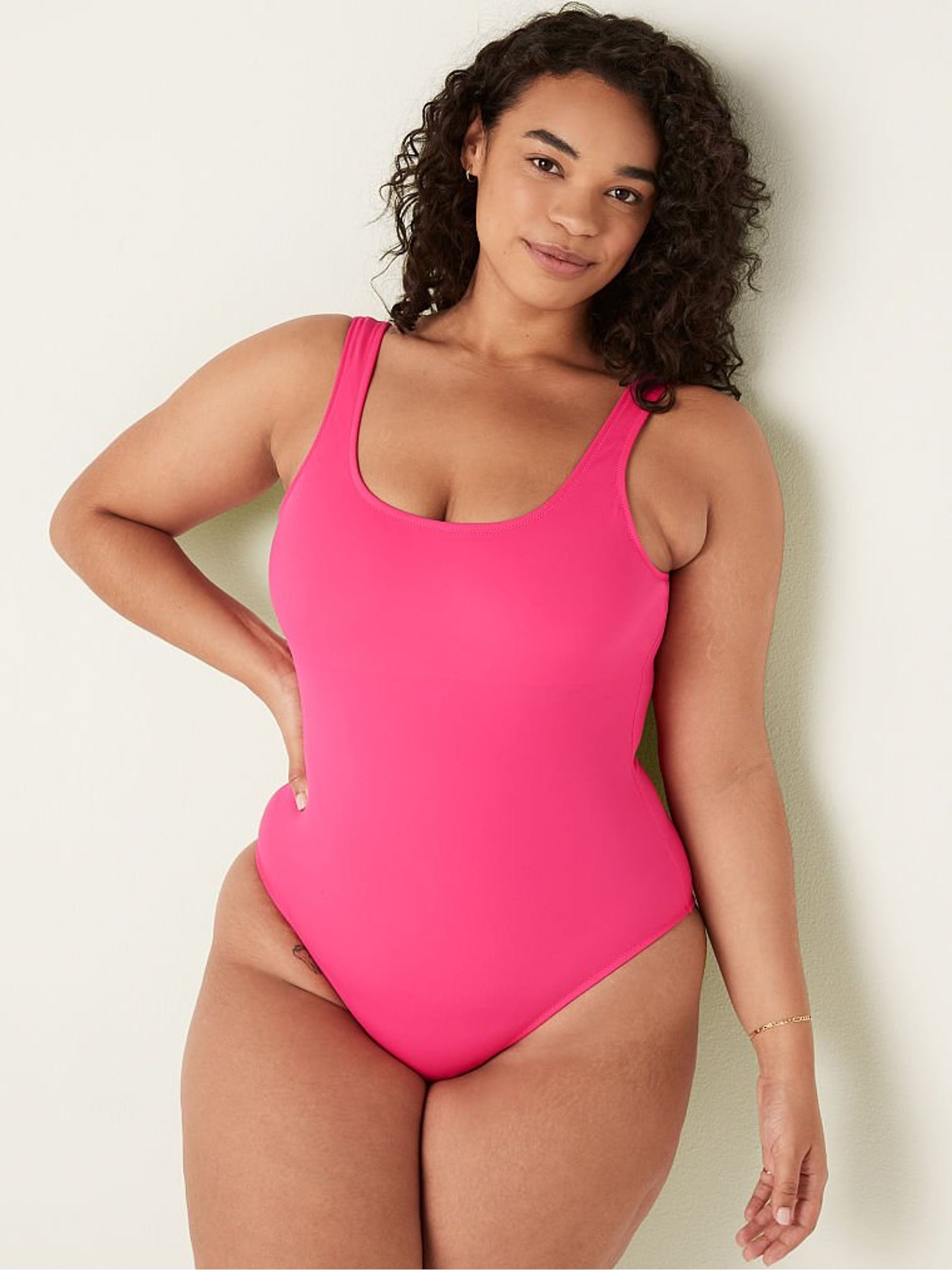 Capri Pink Scoop One Piece Swimsuit - Image 1 of 4
