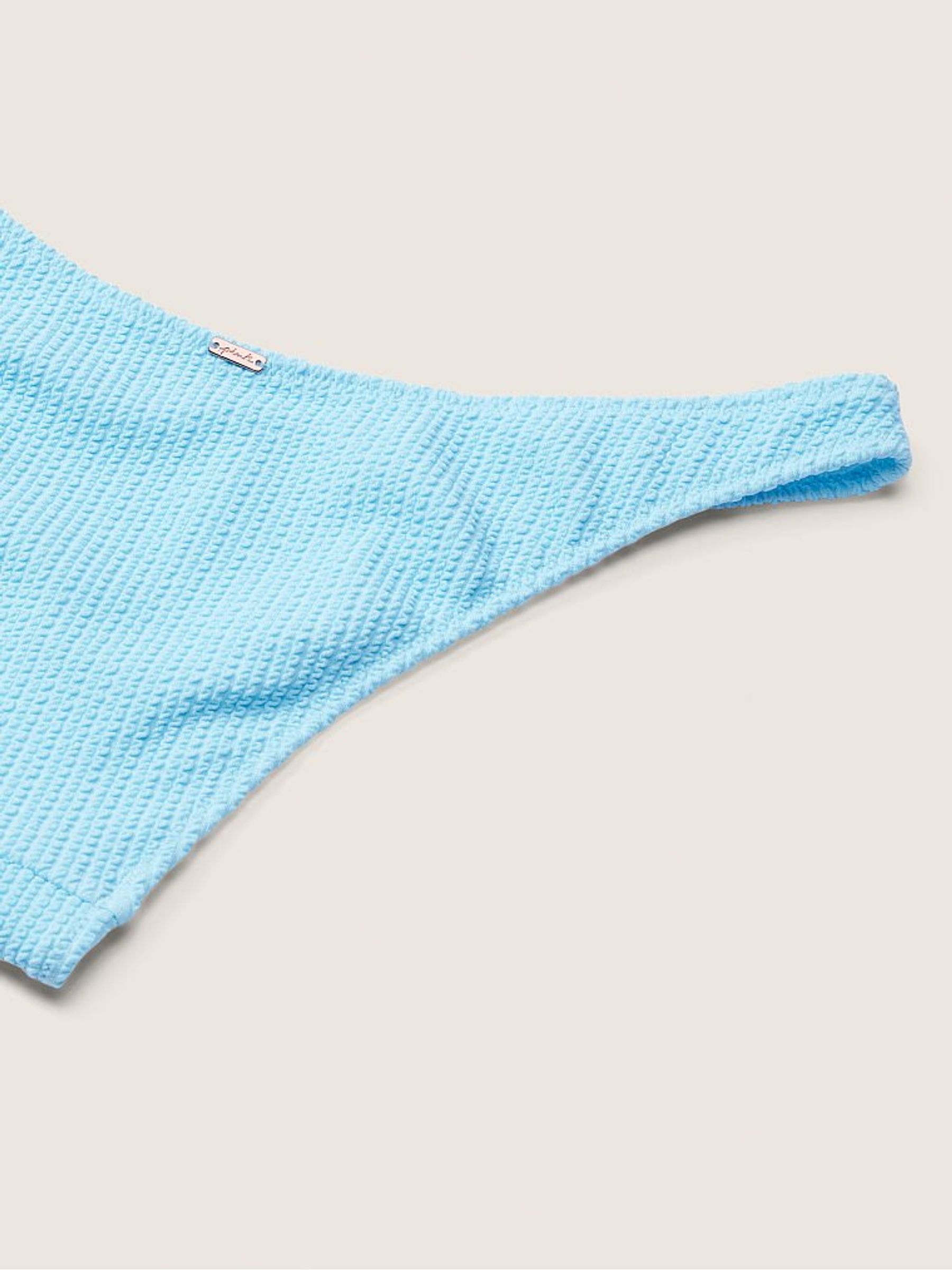 Blue Breeze Crinkle Brazilian Swim Bottom - Image 4 of 4