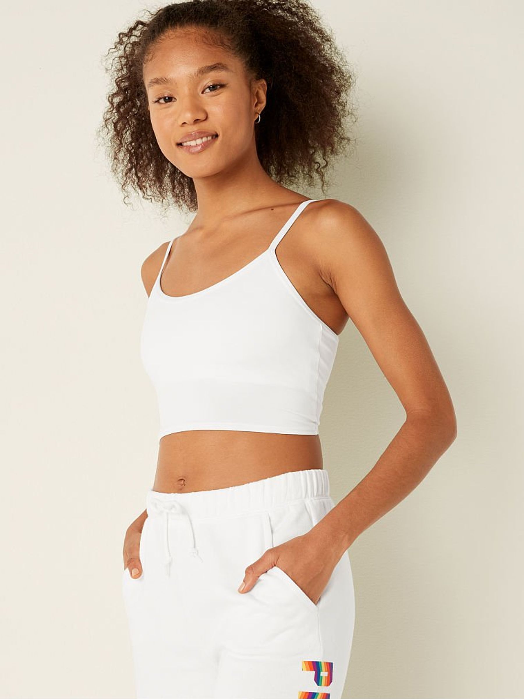 Optic White Ultimate Lightly Lined Sports Bra - Image 1 of 5
