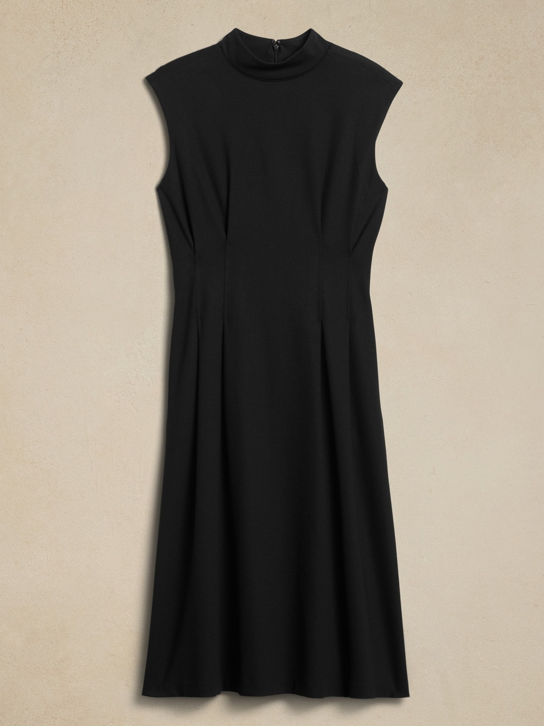 Banana Republic Black Rabia Ponte Midi Dress - Image 2 of 2