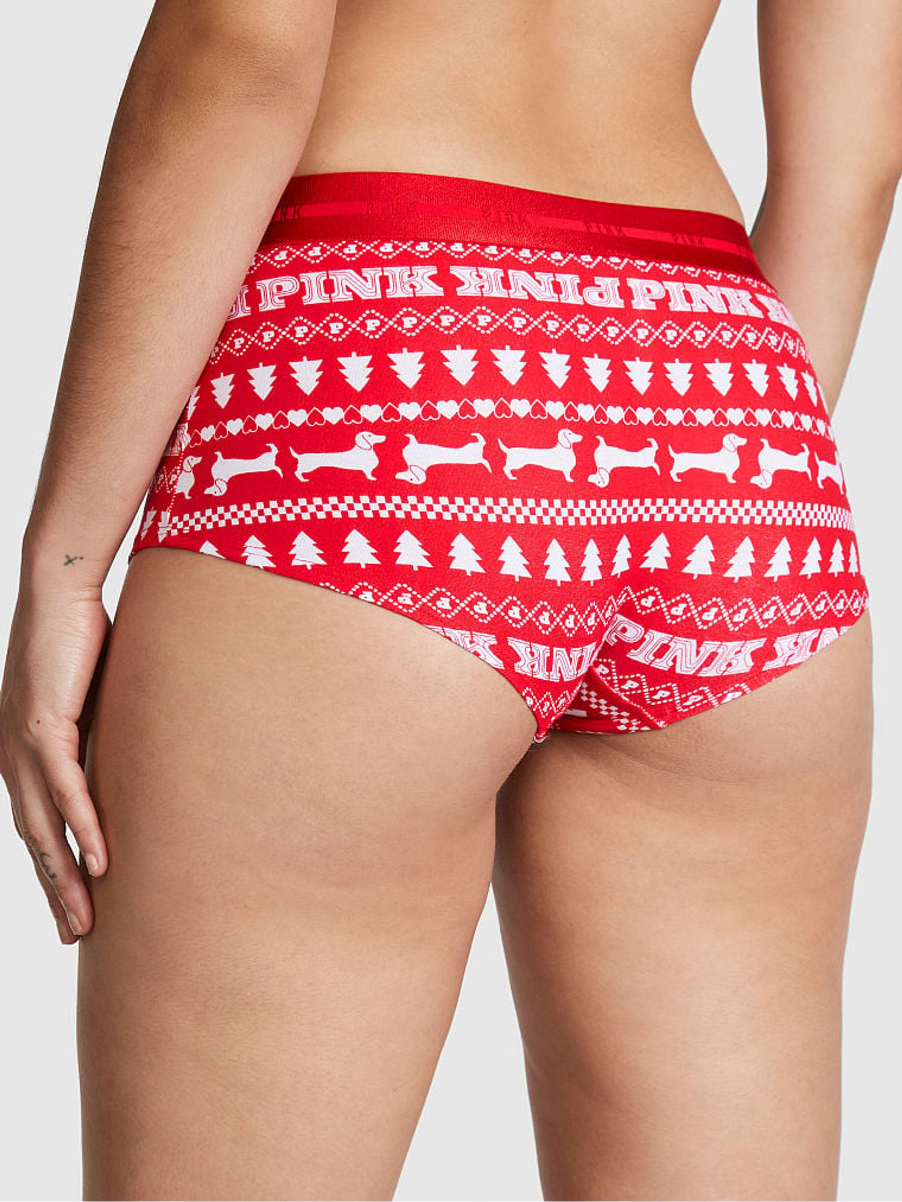 Red Pepper Fair Isle Logo Short Knickers - Image 2 of 3