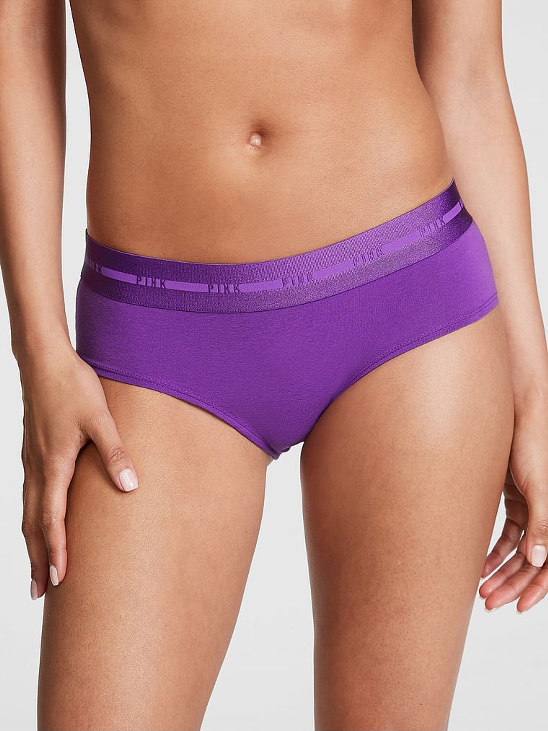 Dark Purple Logo Hipster Knickers - Image 1 of 3