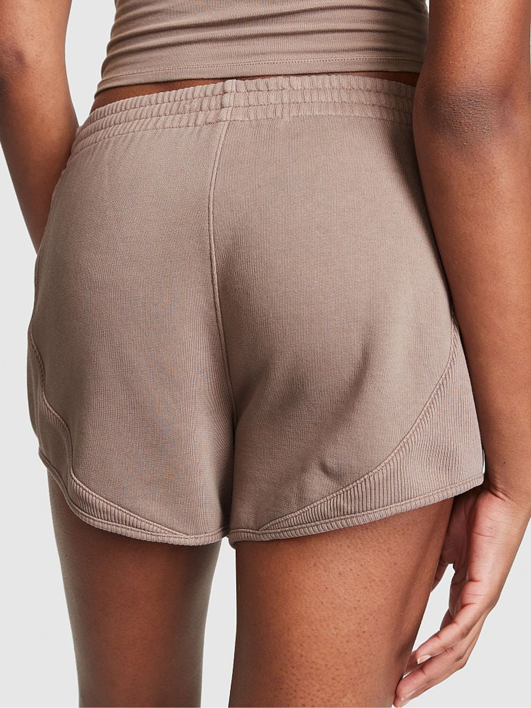 Iced Coffee Brown Fleece Elevated Fleece Short - Image 2 of 3