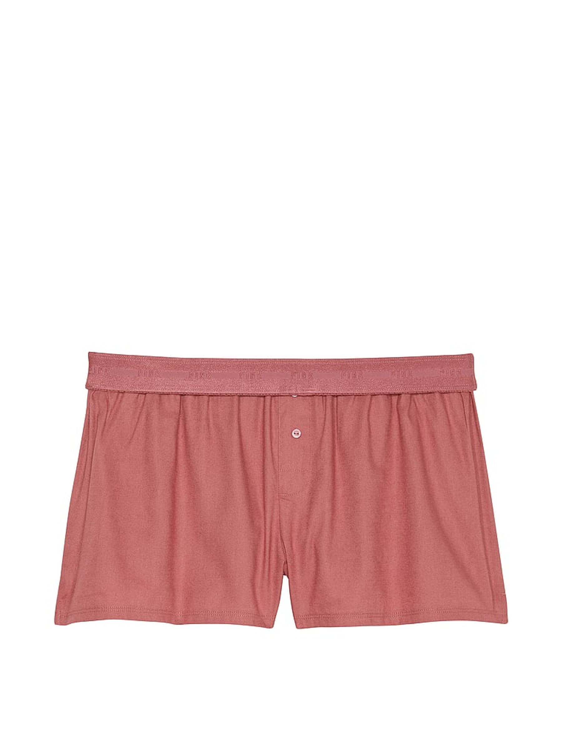 Soft Begonia Pink Holiday Dog Pyjama Shorts - Image 3 of 3
