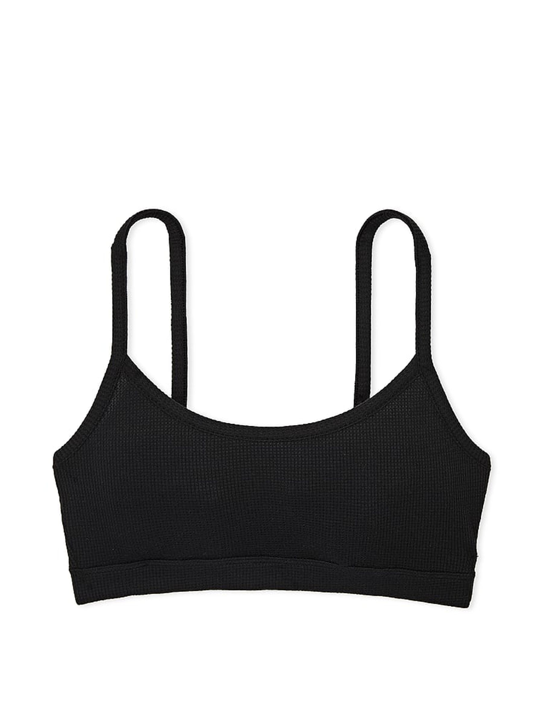 Pure Black Waffle Bralette - Image 4 of 4