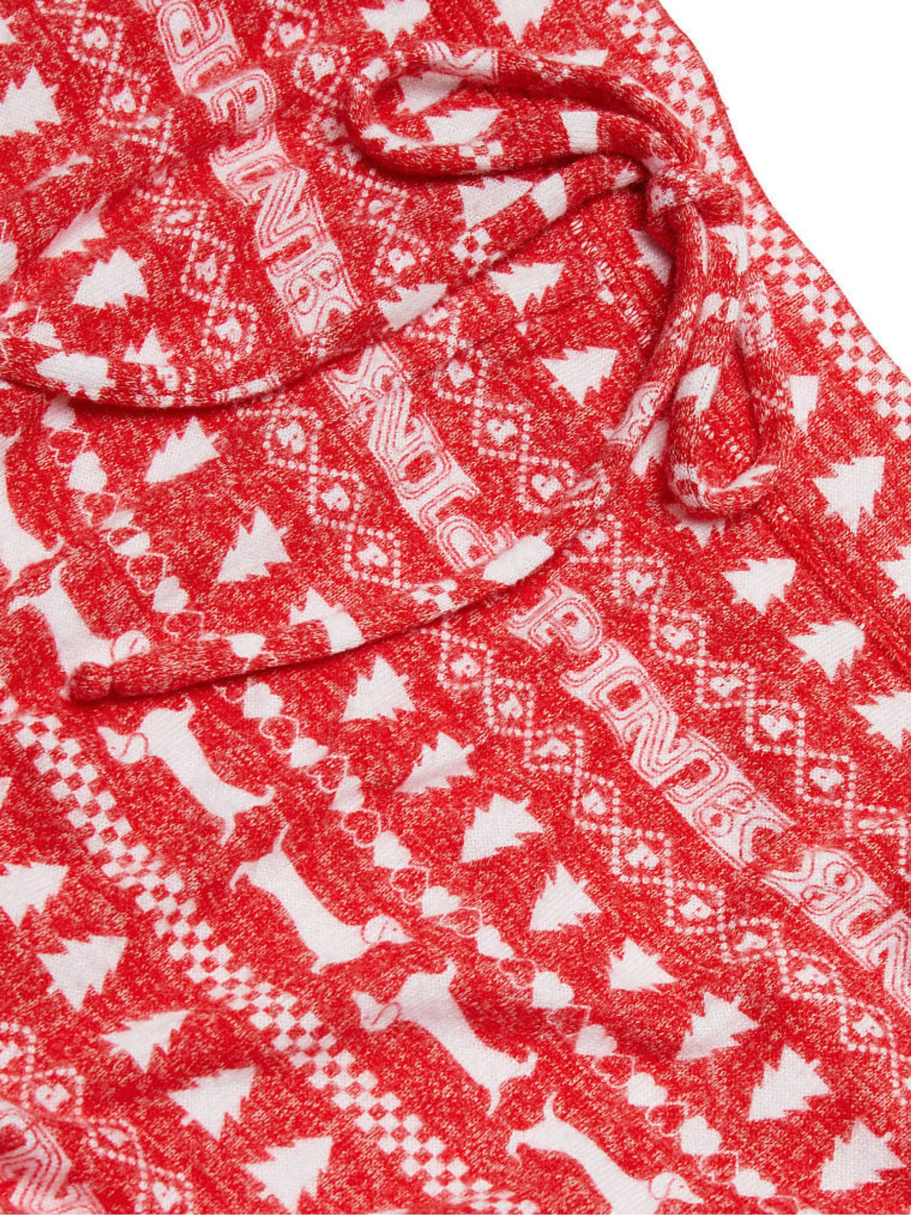 Red Pepper Christmas Print Cosy Sleep Jogger - Image 4 of 4