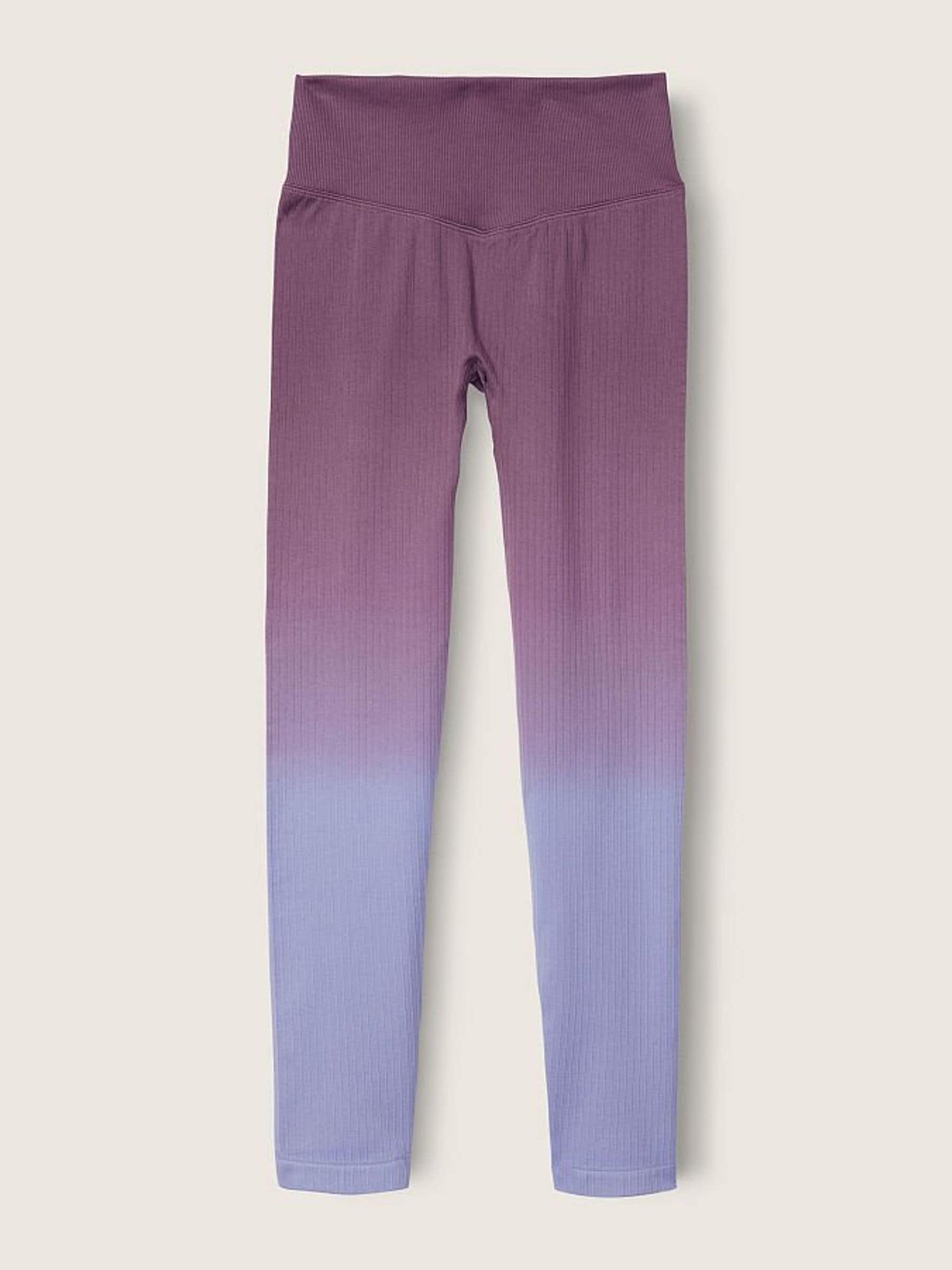 Dusty Periwinkle/ Mauve Ombre Seamless High Waist Workout Tight in / Length - Image 1 of 2