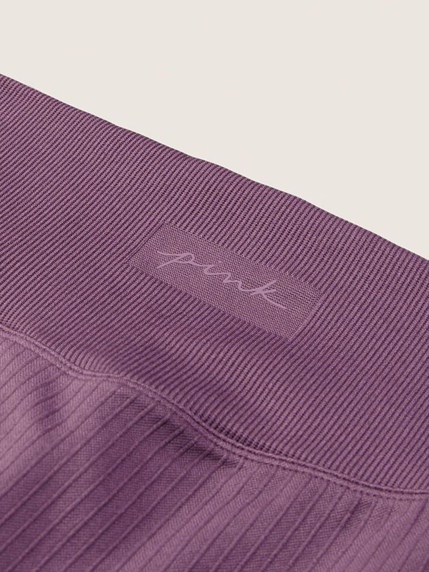Dusty Periwinkle/ Mauve Ombre Seamless High Waist Workout Tight in / Length - Image 2 of 2