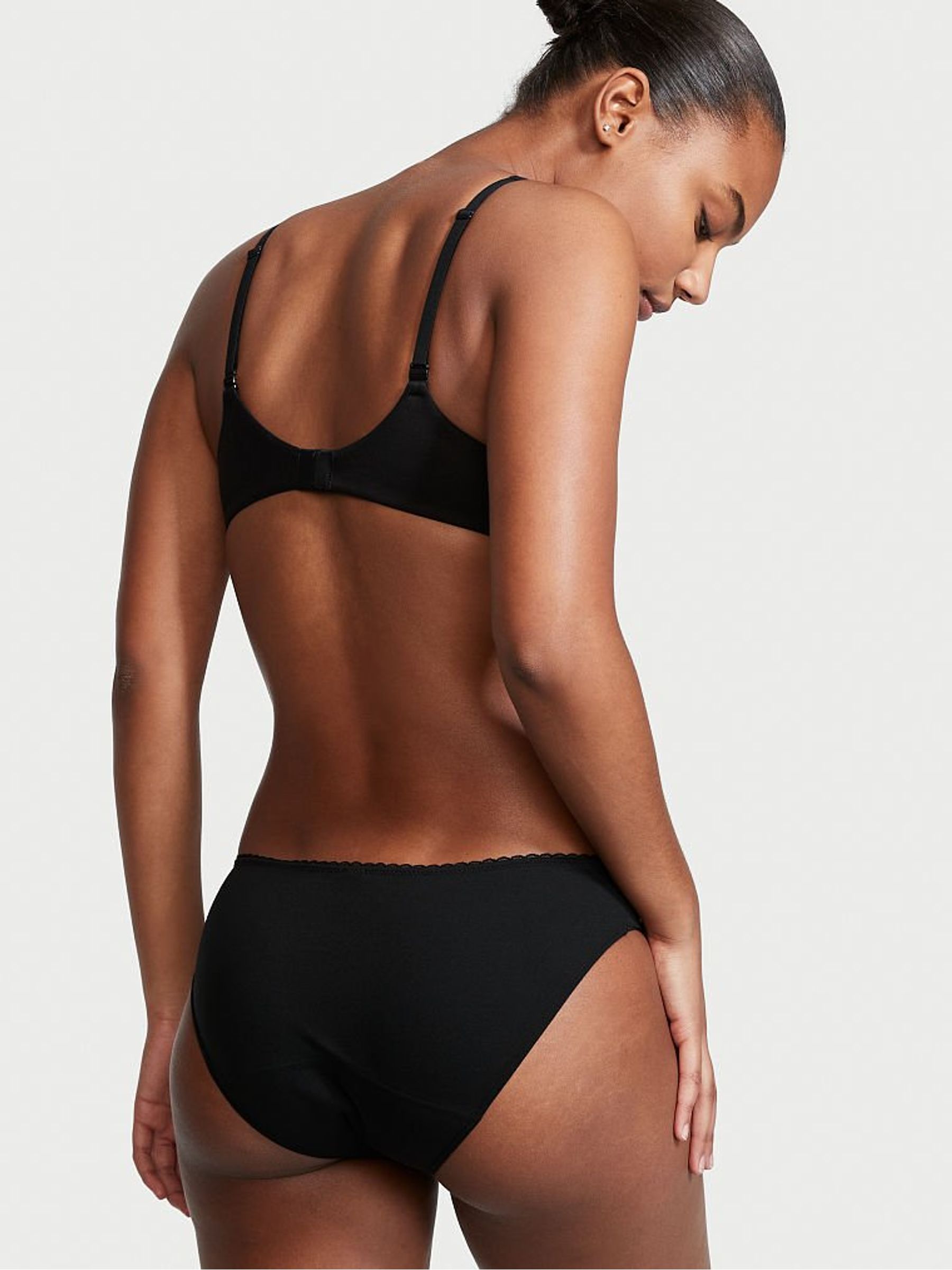Black Smooth Bikini Knickers - Image 2 of 4